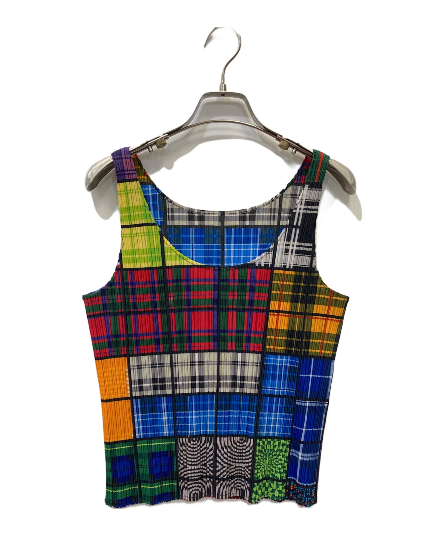 [Pre-owned] PLEATS PLEASE Pleated tank top PP64-JK221