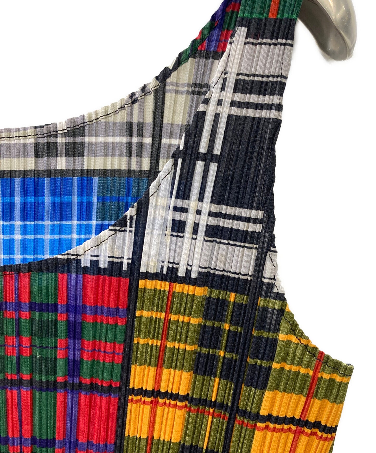 [Pre-owned] PLEATS PLEASE Pleated tank top PP64-JK221