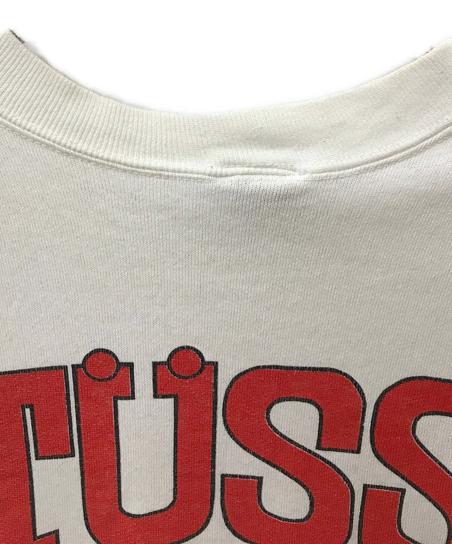 Pre-owned] stussy 80s early tag OLD stussy crew neck sweatshirt