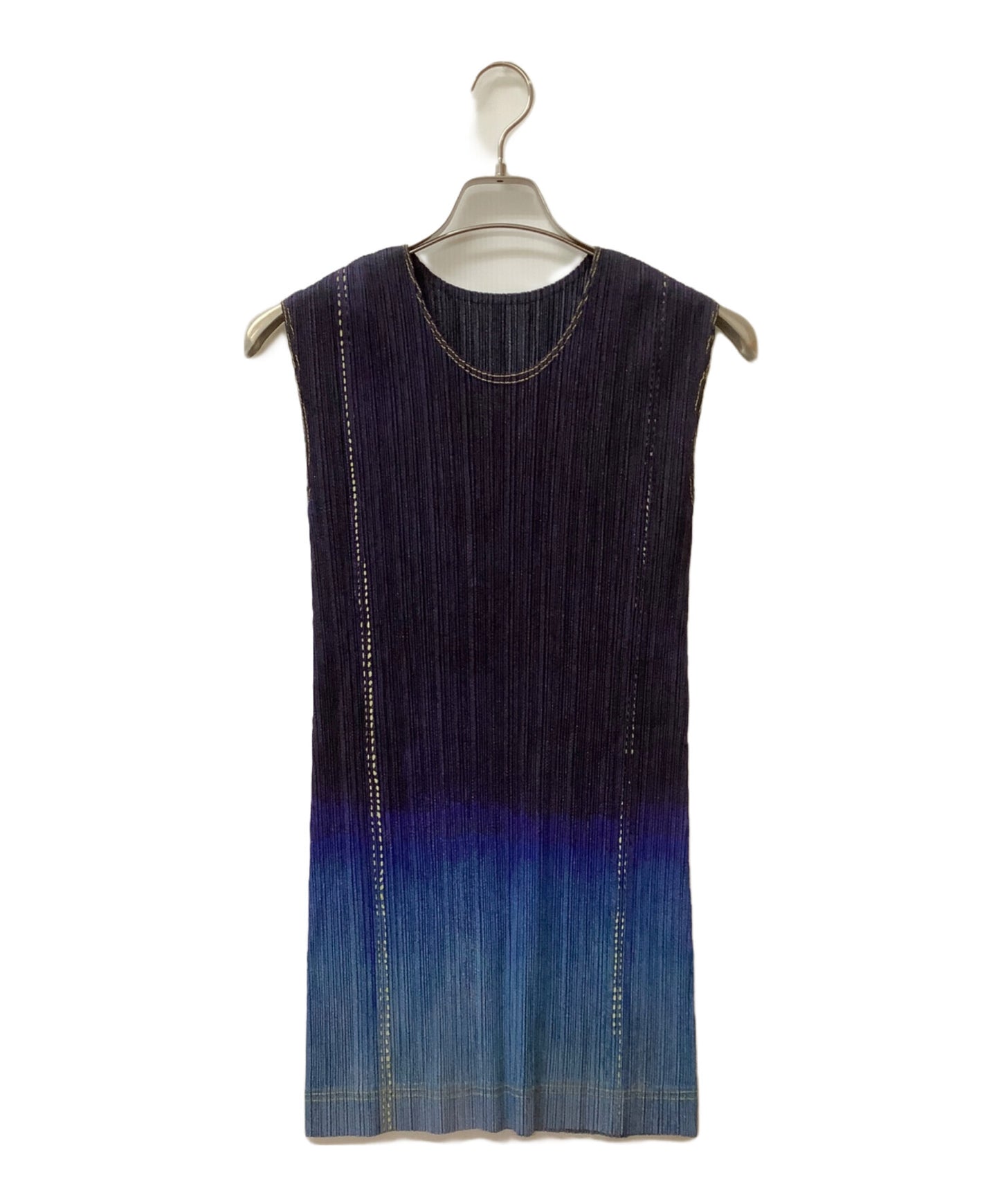 [Pre-owned] PLEATS PLEASE ISSEY MIYAKE Transfer gradient pleated dress PP31-JT687