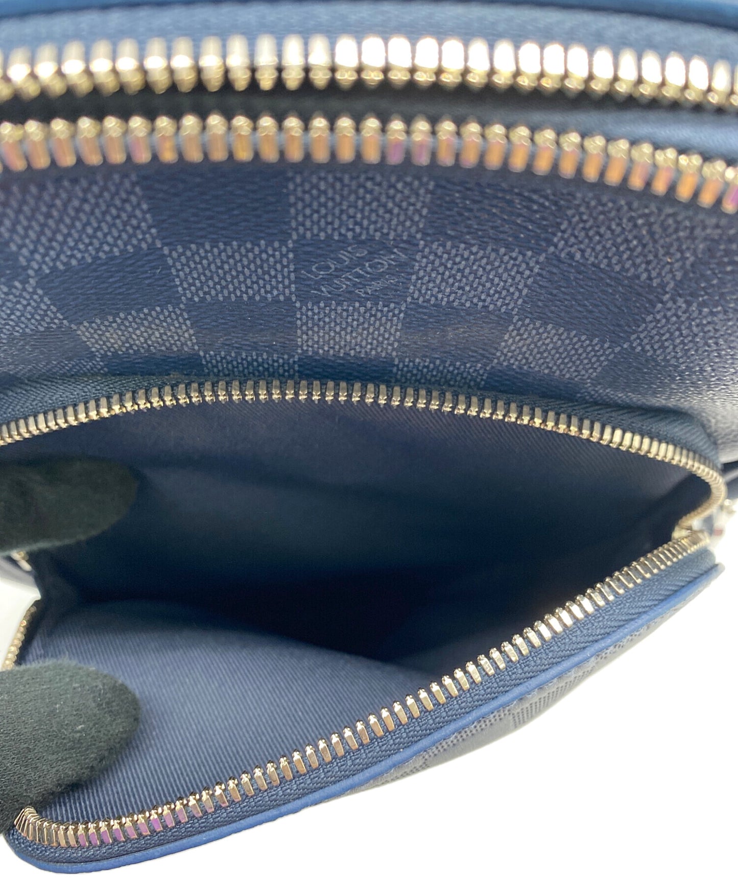 [Pre-owned] LOUIS VUITTON Avenue Sling Bag Damier Anfini N40439