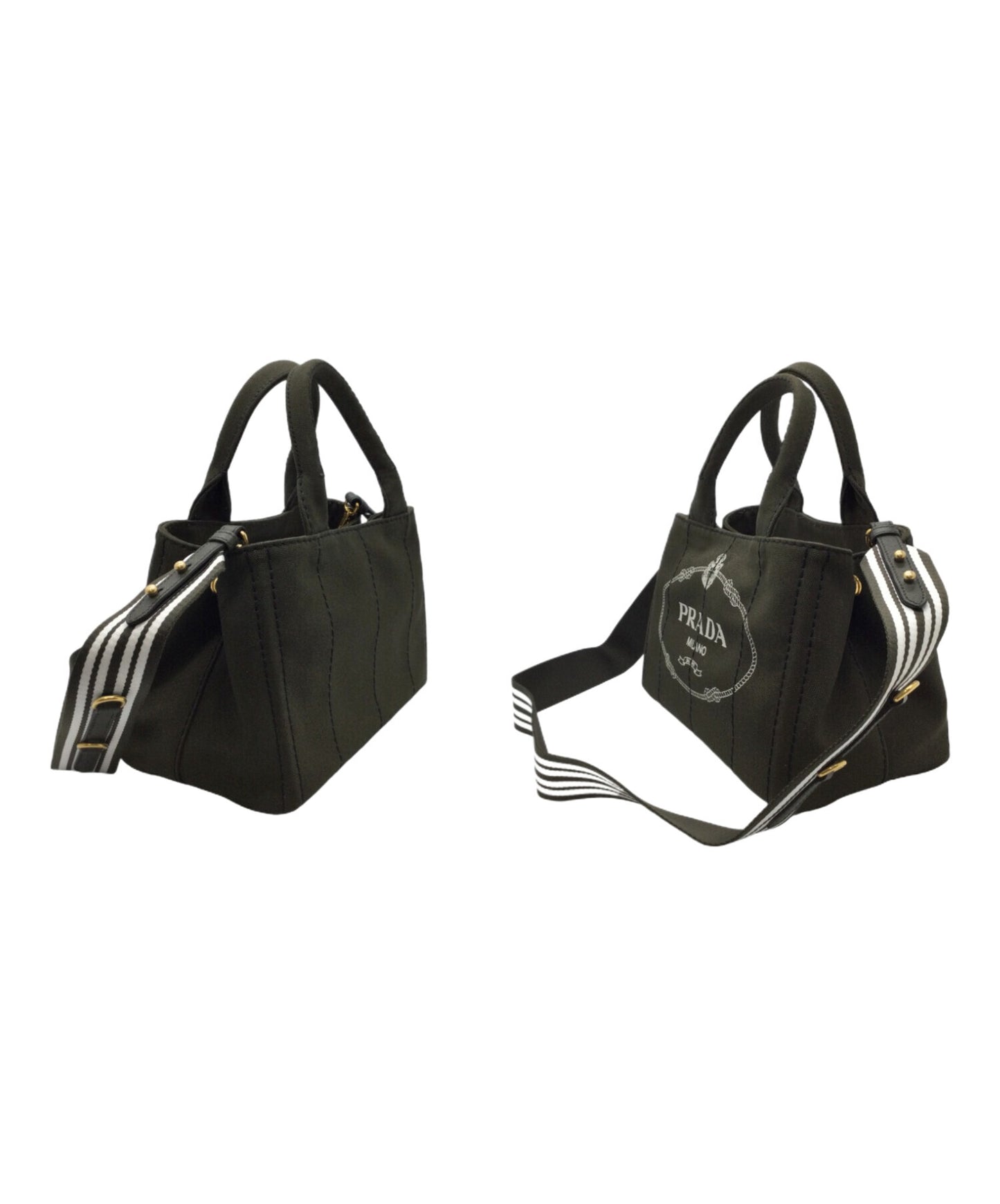 [Pre-owned] PRADA 2WAY Bag Canapa Shoulder 1BG439