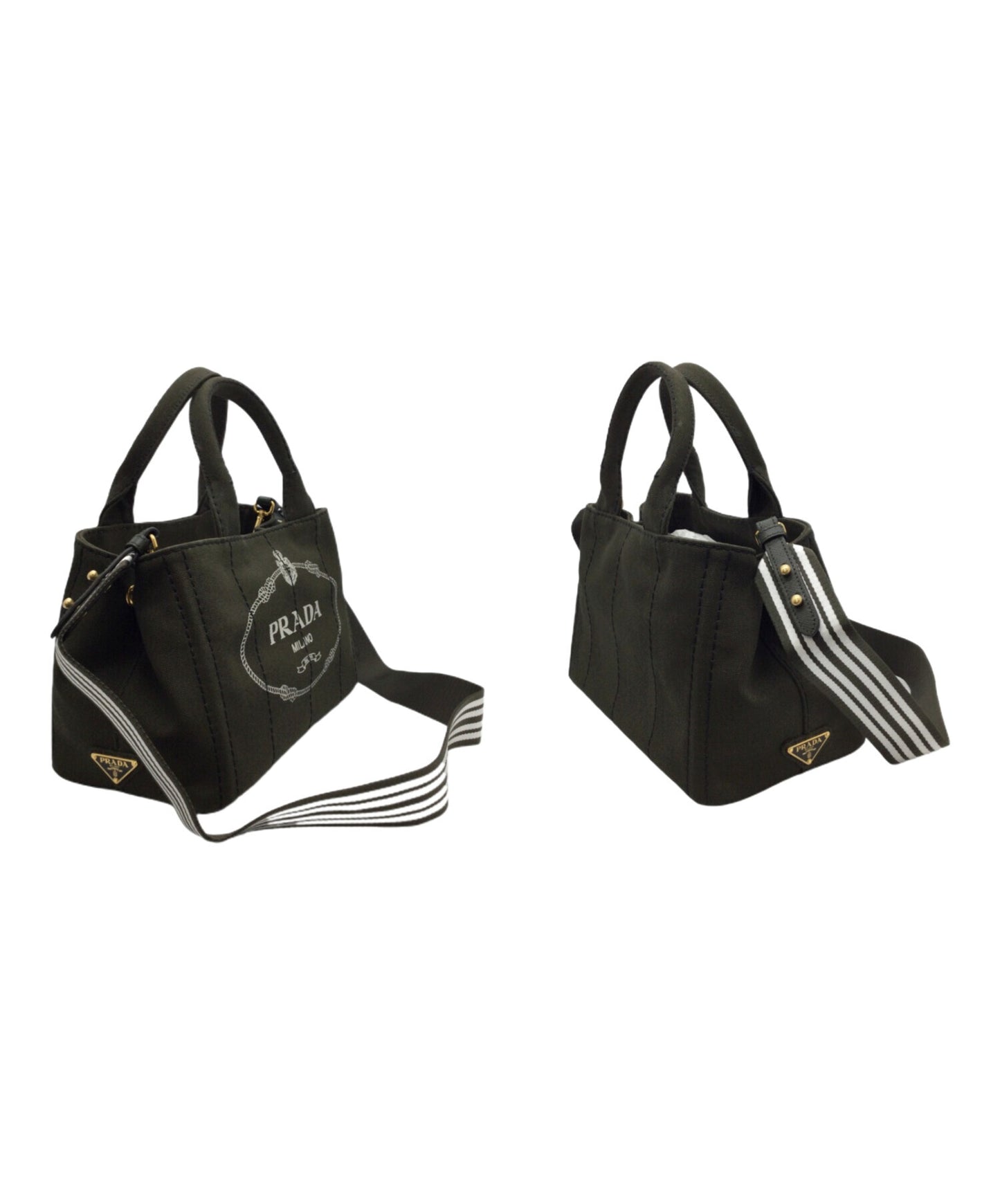 [Pre-owned] PRADA 2WAY Bag Canapa Shoulder 1BG439