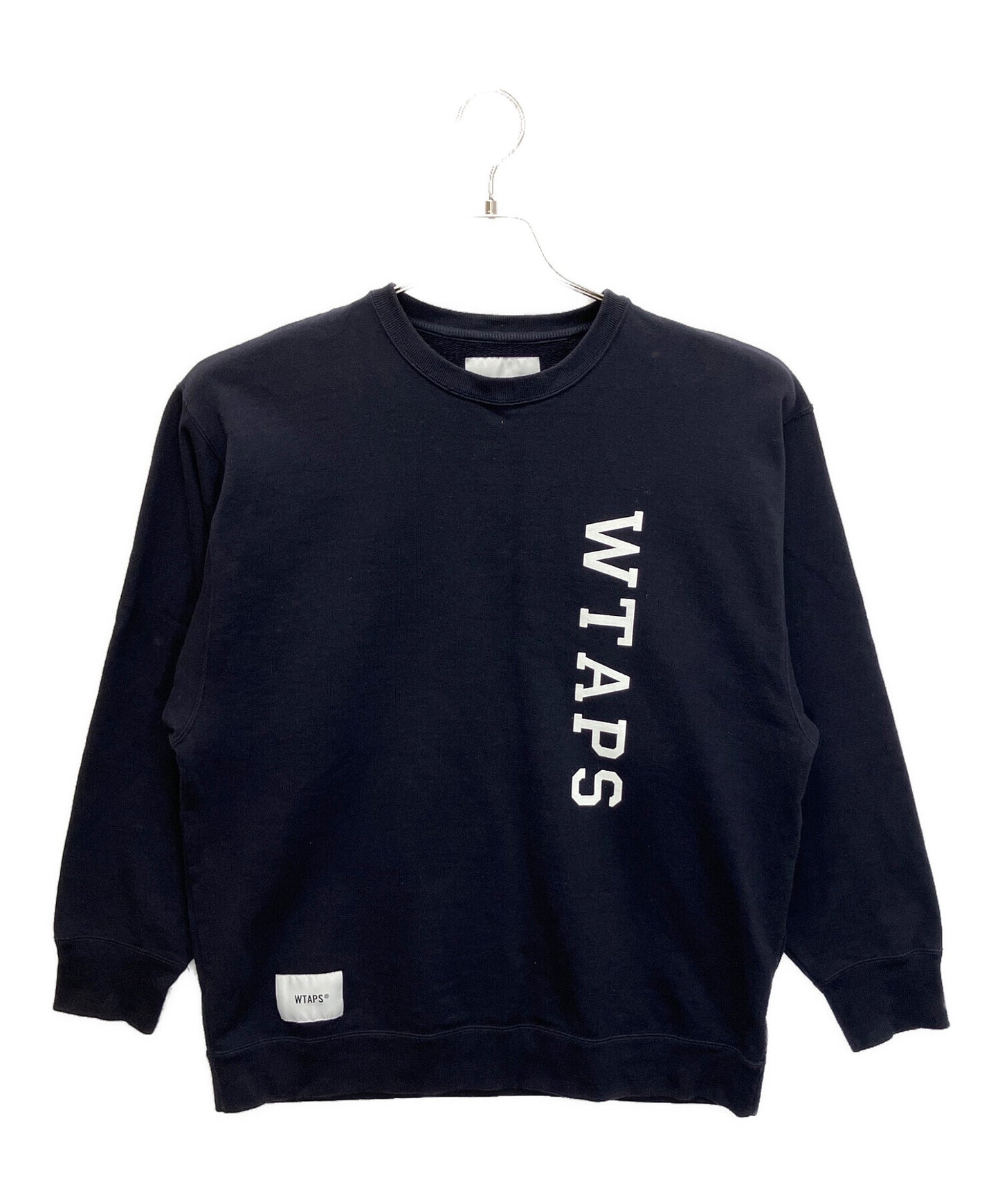 [Pre-owned] WTAPS 23SS College Logo Crewneck Sweatshirt