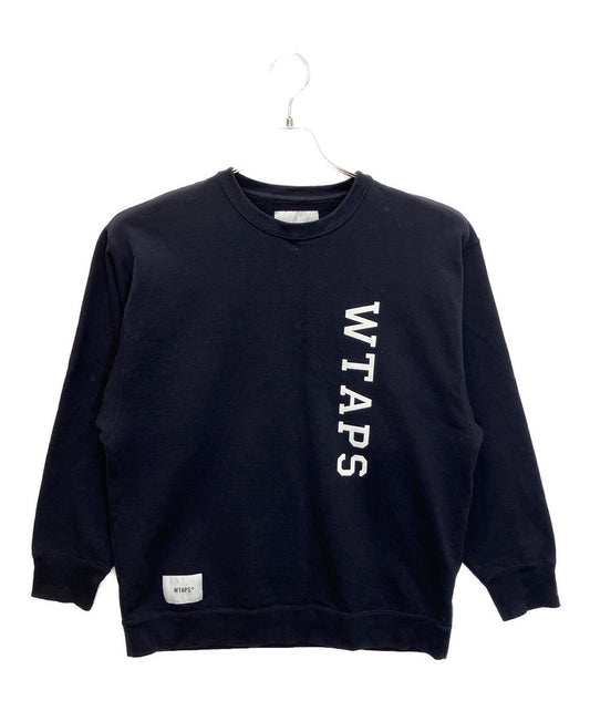 [Pre-owned] WTAPS 23SS College Logo Crewneck Sweatshirt