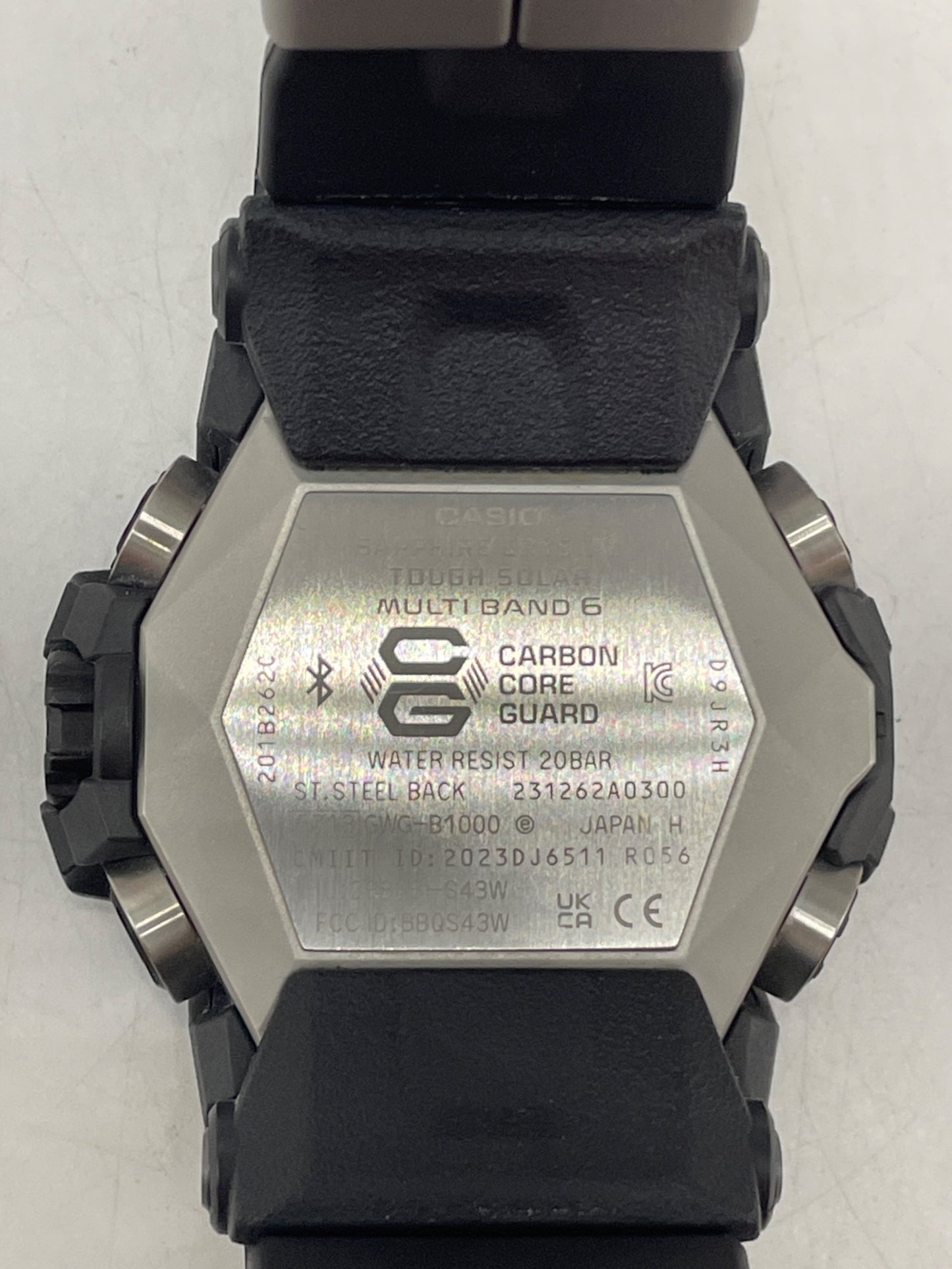 [Pre-owned] CASIO Wristwatch G-SHOCK MASTER OF G MUDMASTER GWG-B1000-1AJF