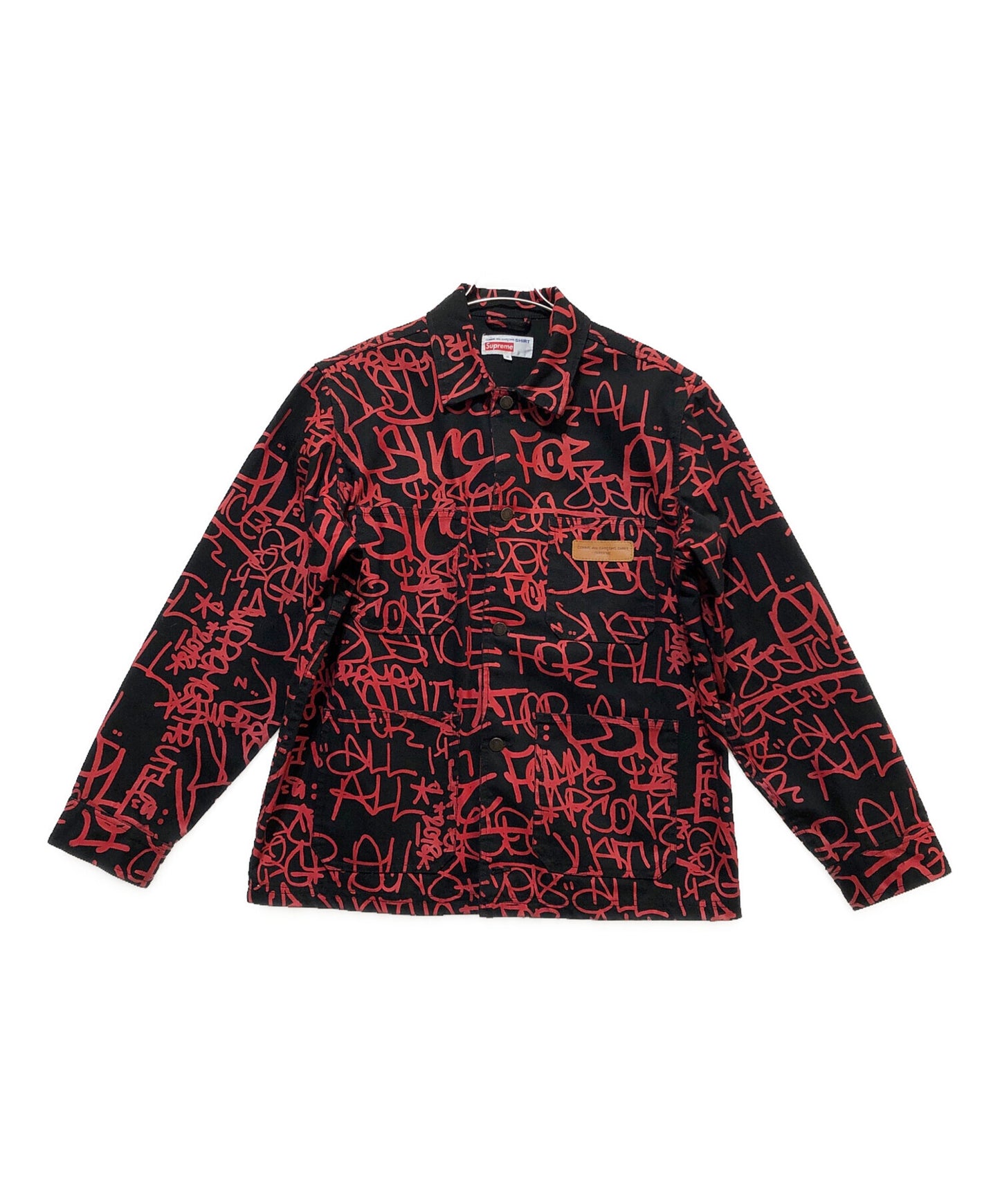 [Pre-owned] COMME des GARCONS SHIRT Painted Canvas Chore Coat