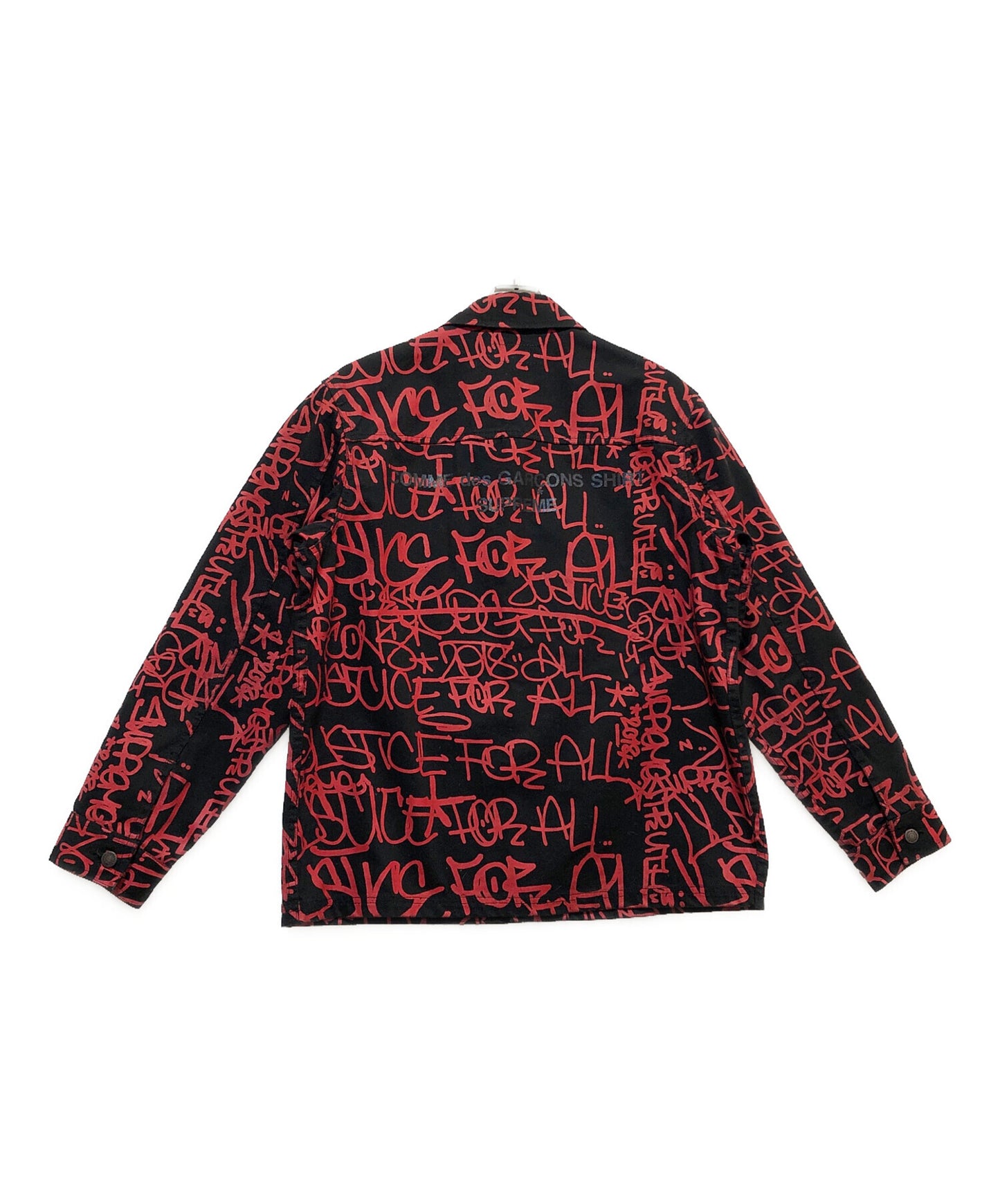 [Pre-owned] COMME des GARCONS SHIRT Painted Canvas Chore Coat