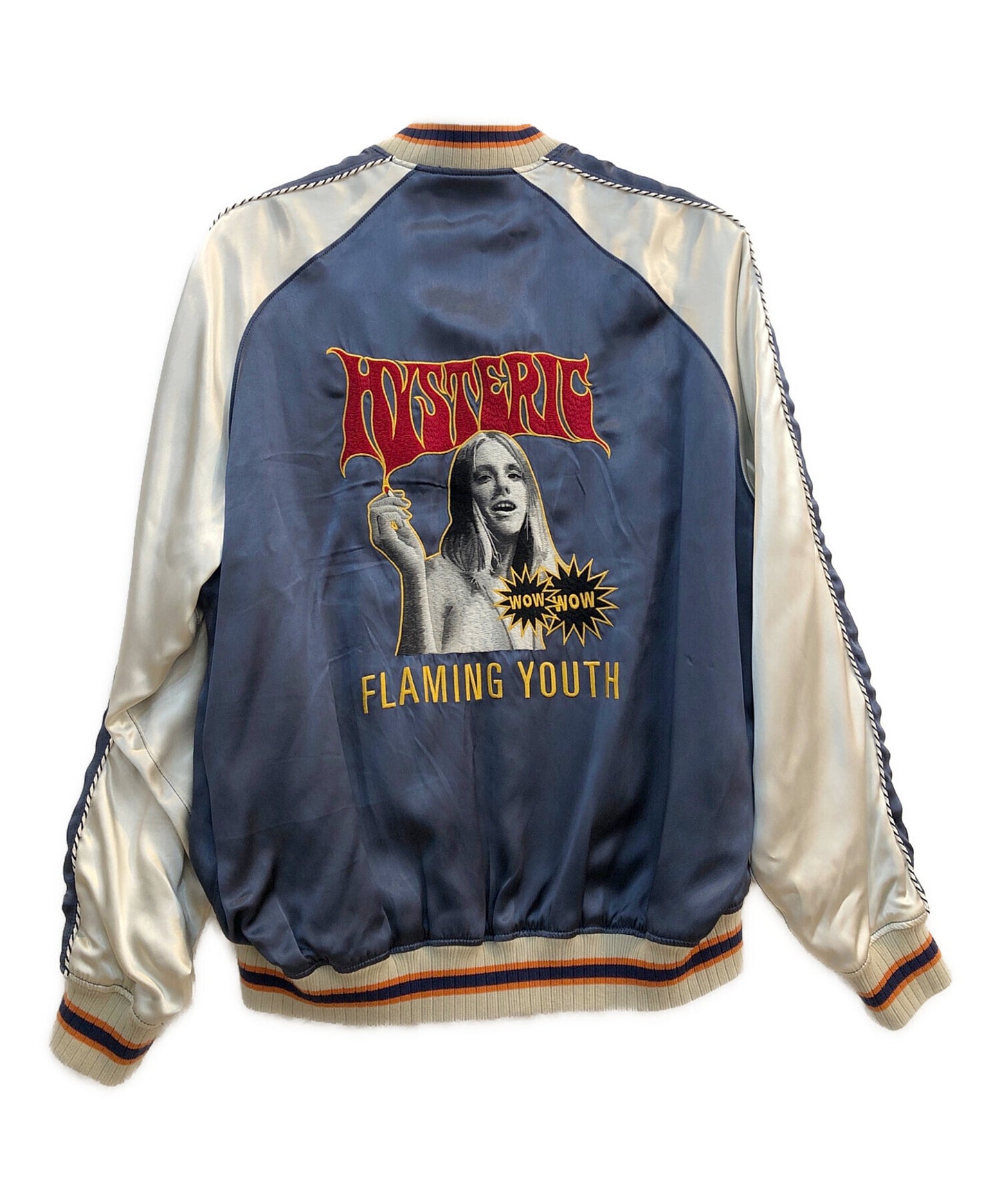 [Pre-owned] Hysteric Glamour embroidered Souvenir Jacket 02251AB03
