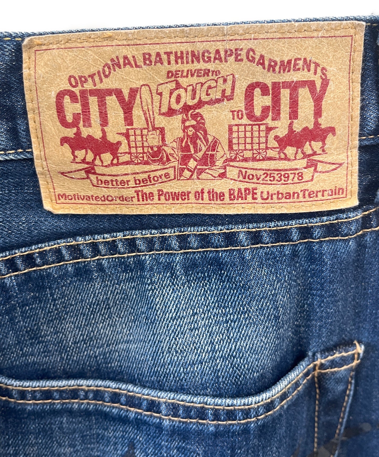 [Pre-owned] A BATHING APE denim pants