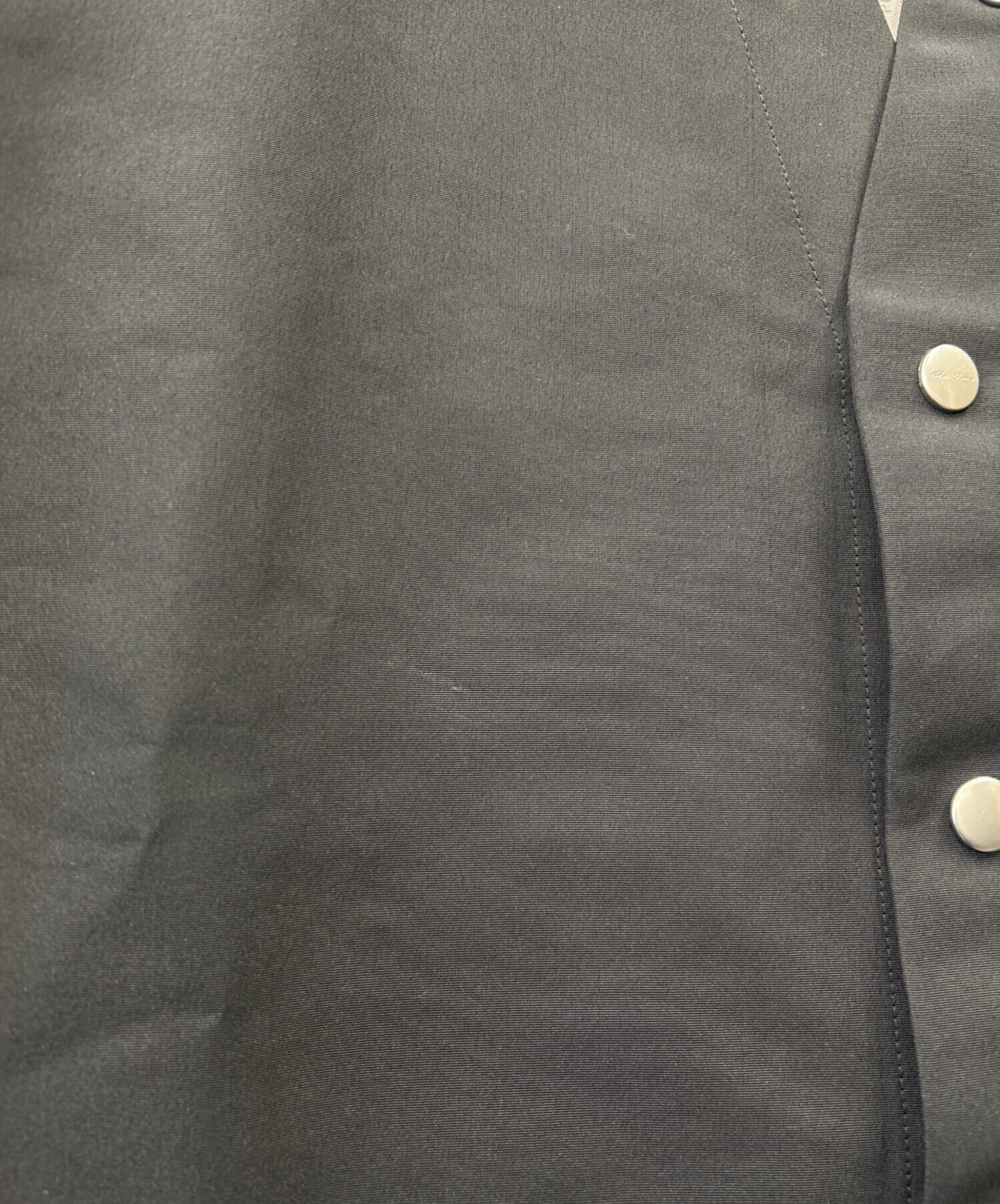 [Pre-owned] RICK OWENS Snap Button Short Sleeve Shirt RU21S6294-TS