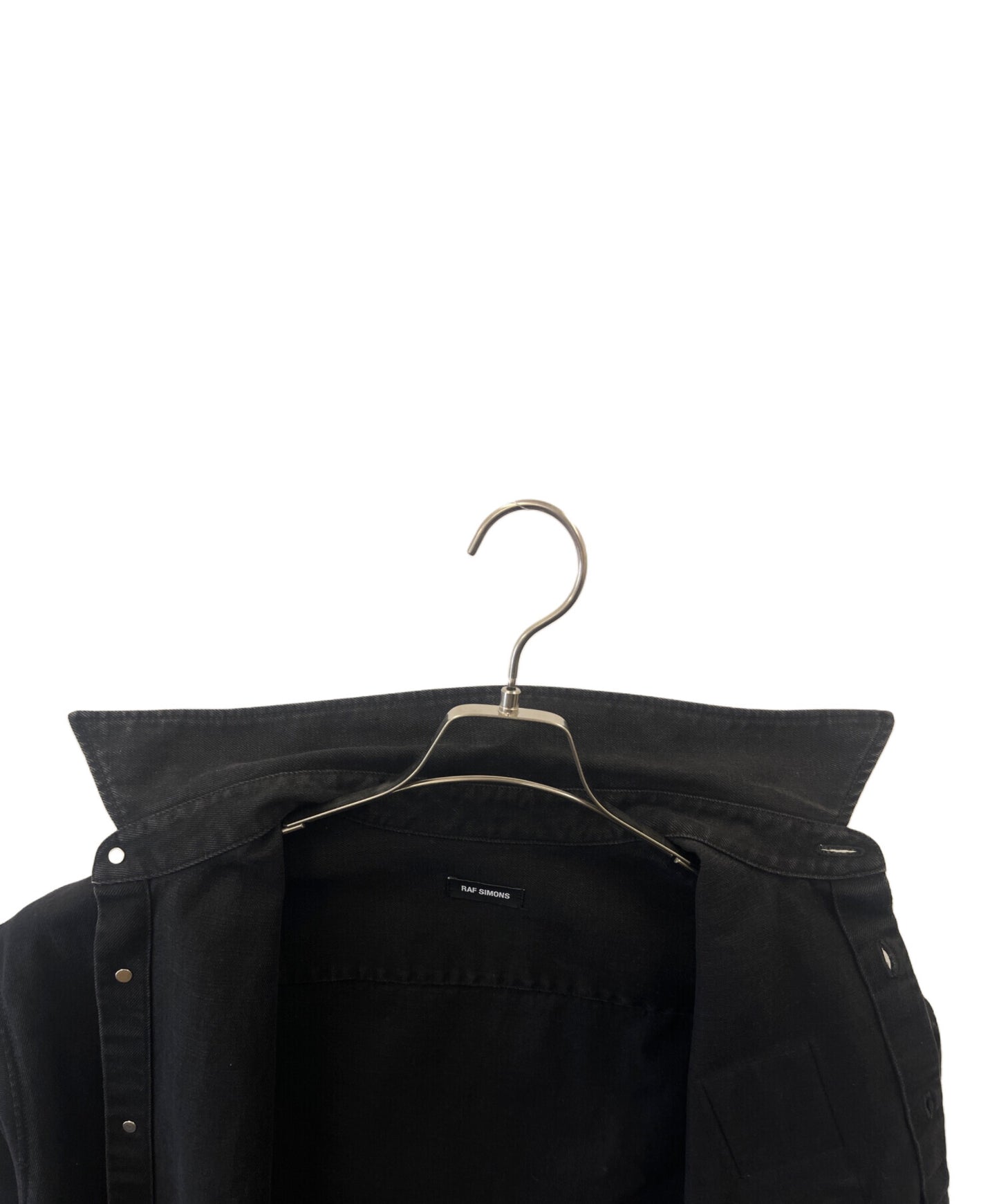 [Pre-owned] RAF SIMONS BIG FIT DENIM SHIRT with TWO PATCHES 191-248