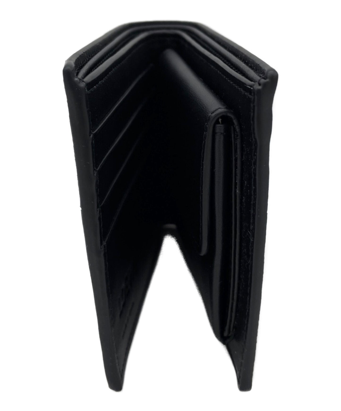 [Pre-owned] LOEWE Bifold coin wallet in shiny calf C568501X01