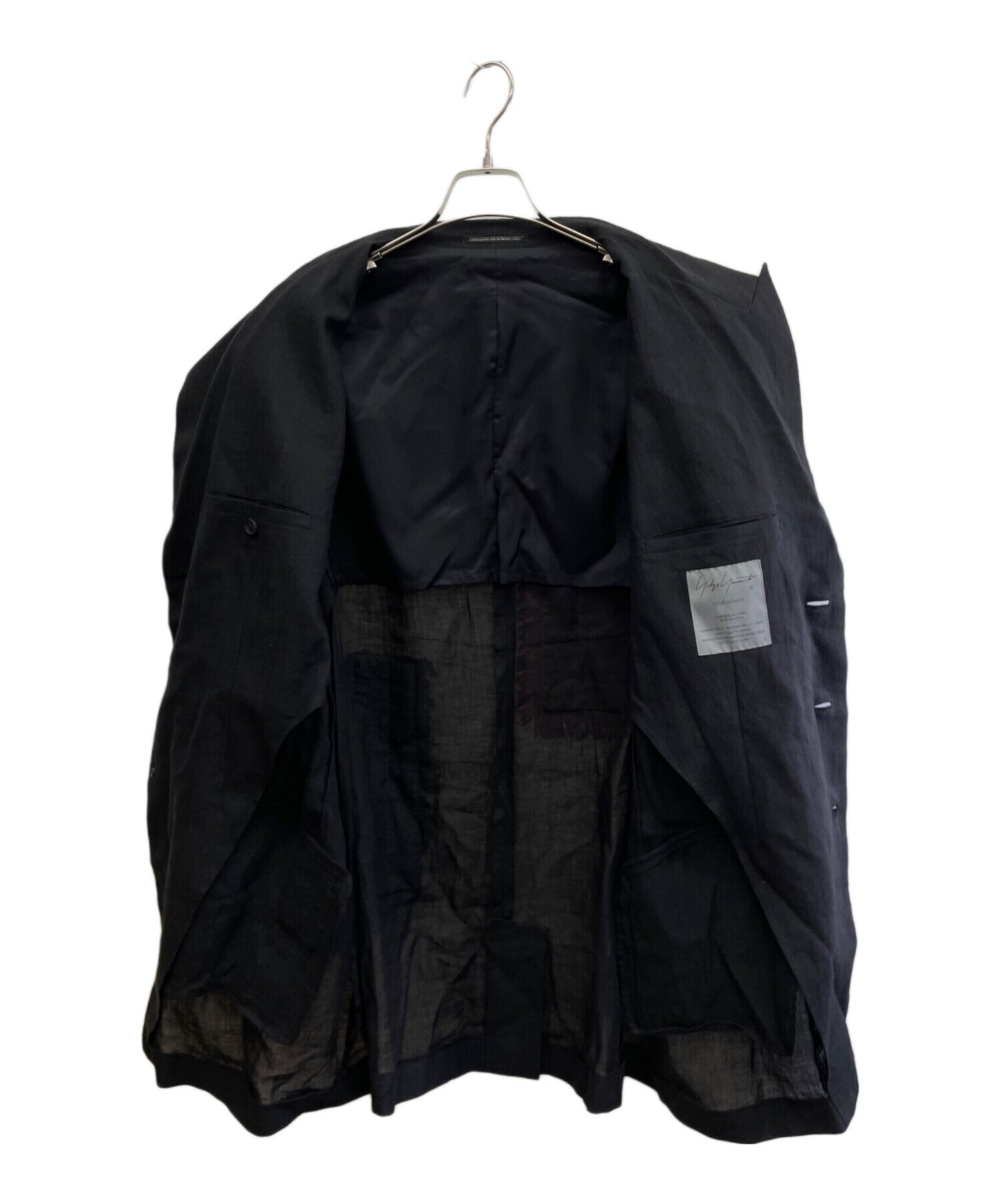 [Pre-owned] Yohji Yamamoto pour homme Linen Patchwork Jacket HZ-J75-334