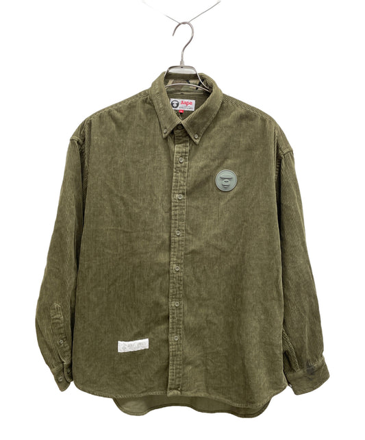 [Pre-owned] A BATHING APE corduroy shirt
