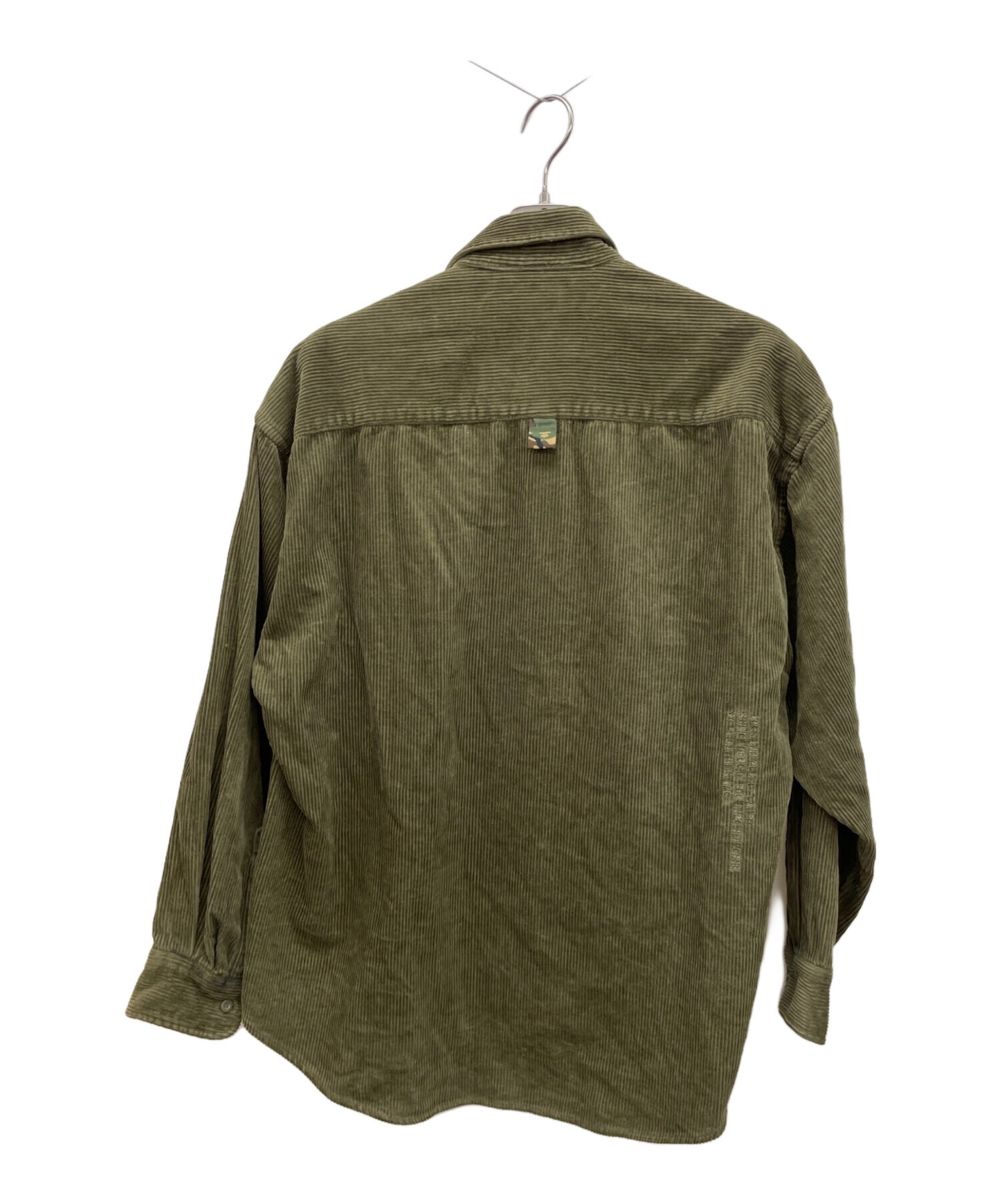 [Pre-owned] A BATHING APE corduroy shirt