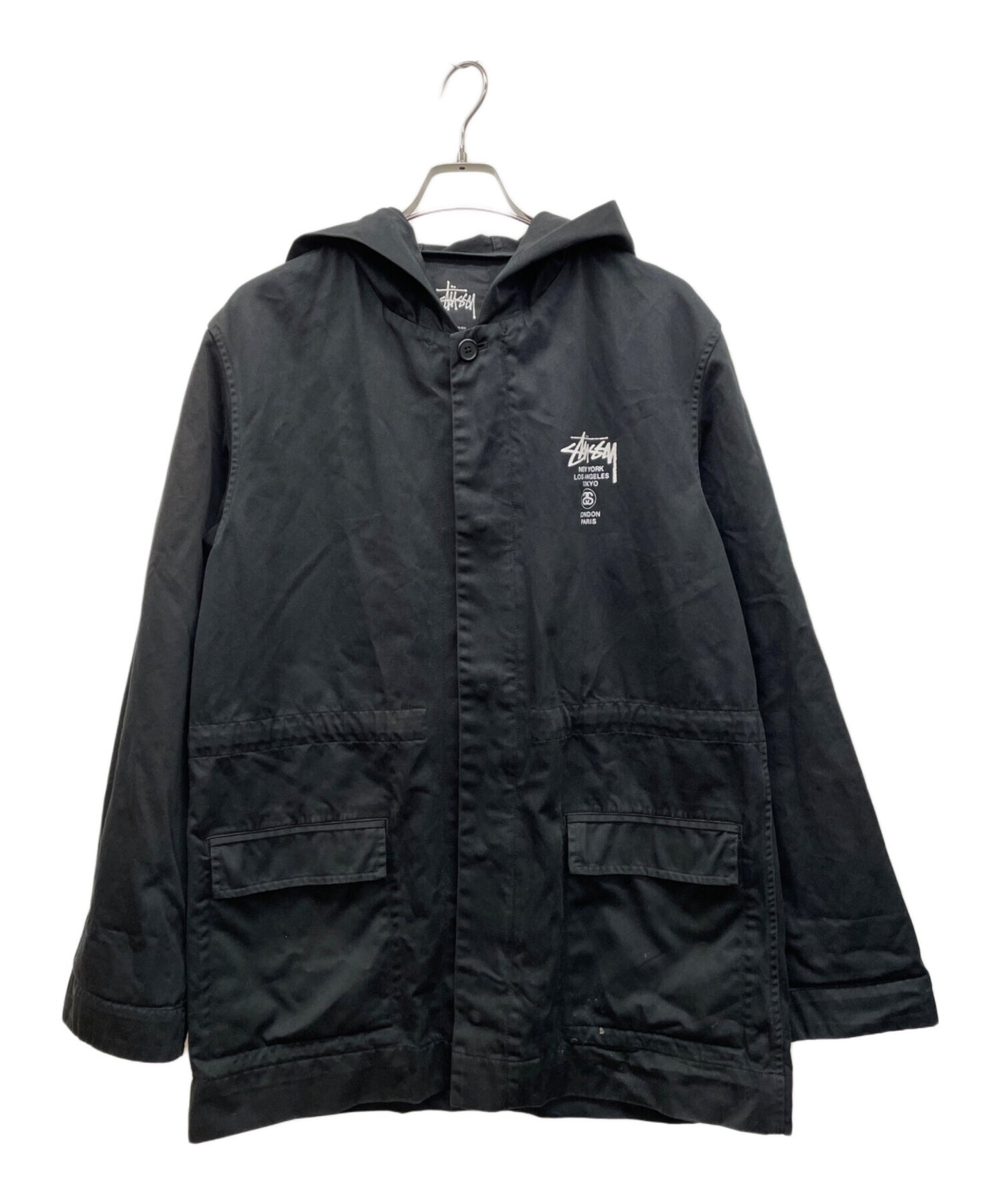 [Pre-owned] stussy 10's STUSSY WORLD TOUR FIELD PARKA TYPE COAT Hooded Coat