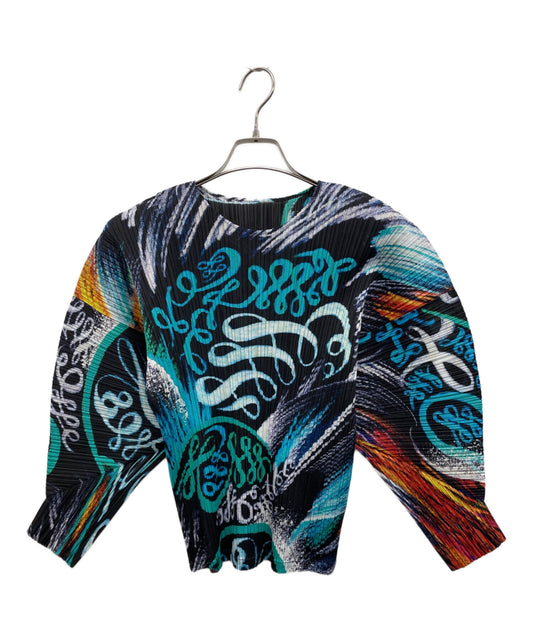 [Pre-owned] PLEATS PLEASE Long-Sleeve Blouse PP21-JK671