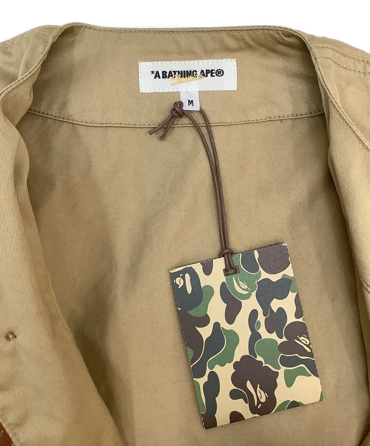 [Pre-owned] A BATHING APE collarless jacket