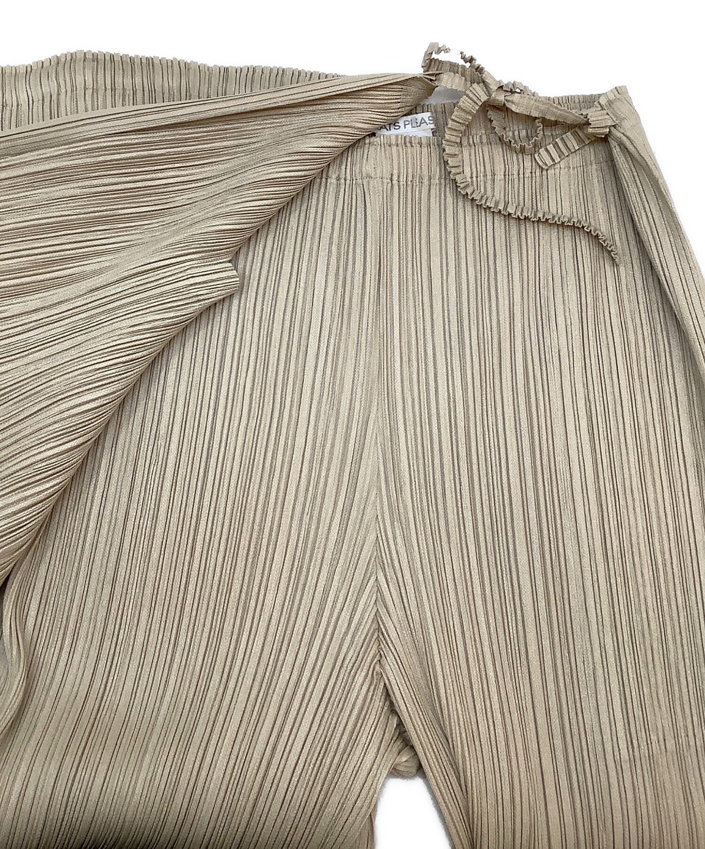 [Pre-owned] PLEATS PLEASE pleated wrap pants PP66-JF434