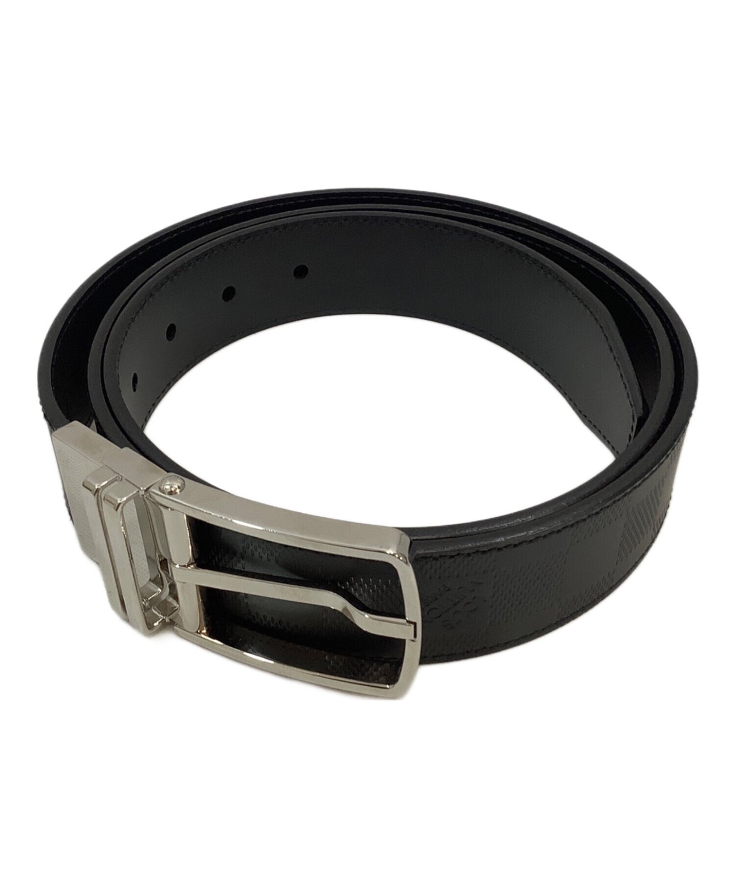 [Pre-owned] LOUIS VUITTON Reversible leather belt M9674