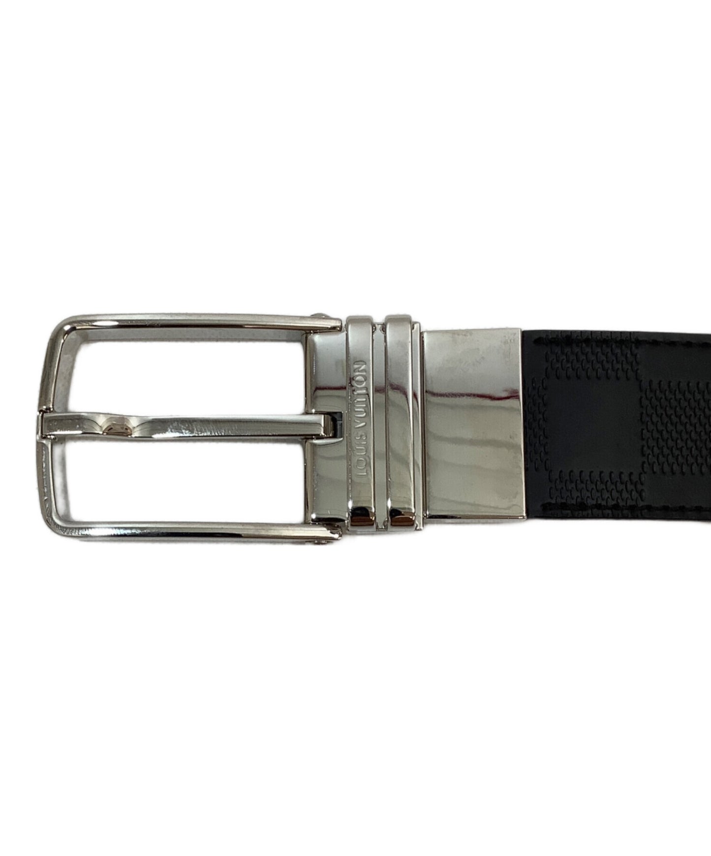 [Pre-owned] LOUIS VUITTON Reversible leather belt M9674