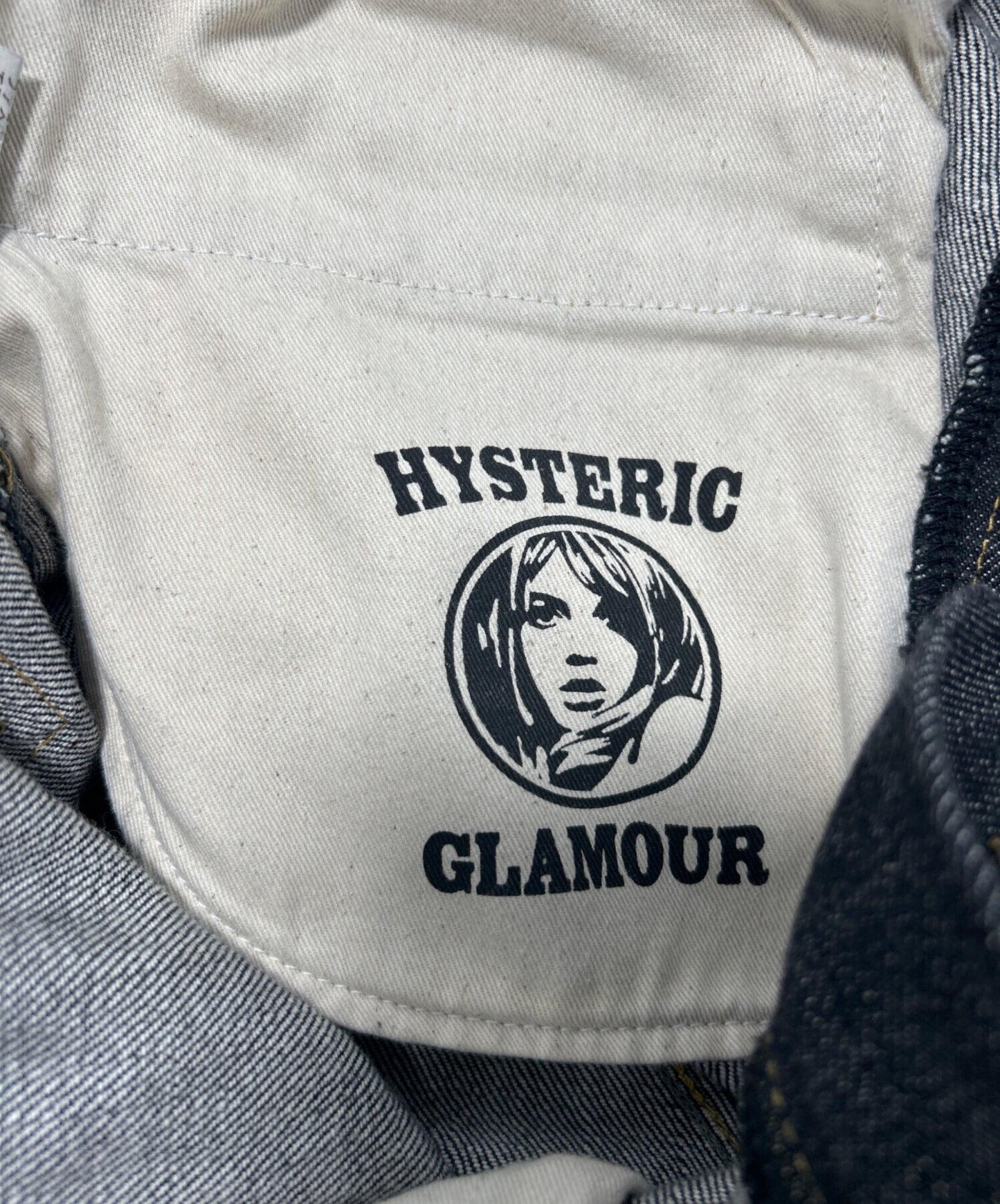 [Pre-owned] Hysteric Glamour Studded straight denim pants 02213AP19