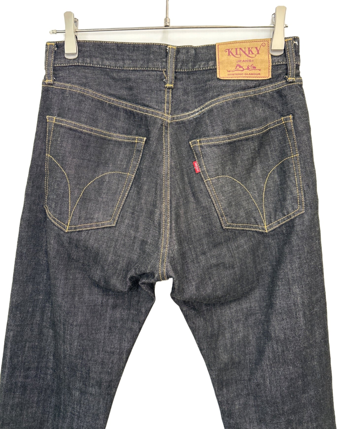 [Pre-owned] Hysteric Glamour Studded straight denim pants 02213AP19