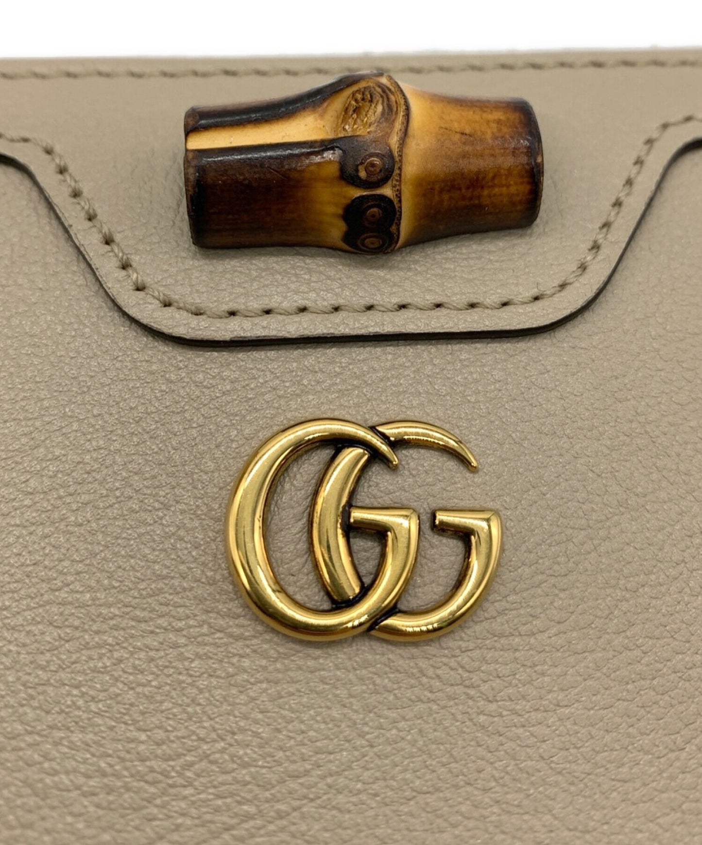 [Pre-owned] GUCCI Bamboo Diana Zip Round Wallet 658634