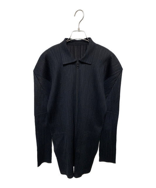 [Pre-owned] PLEATS PLEASE pleated zip shirt