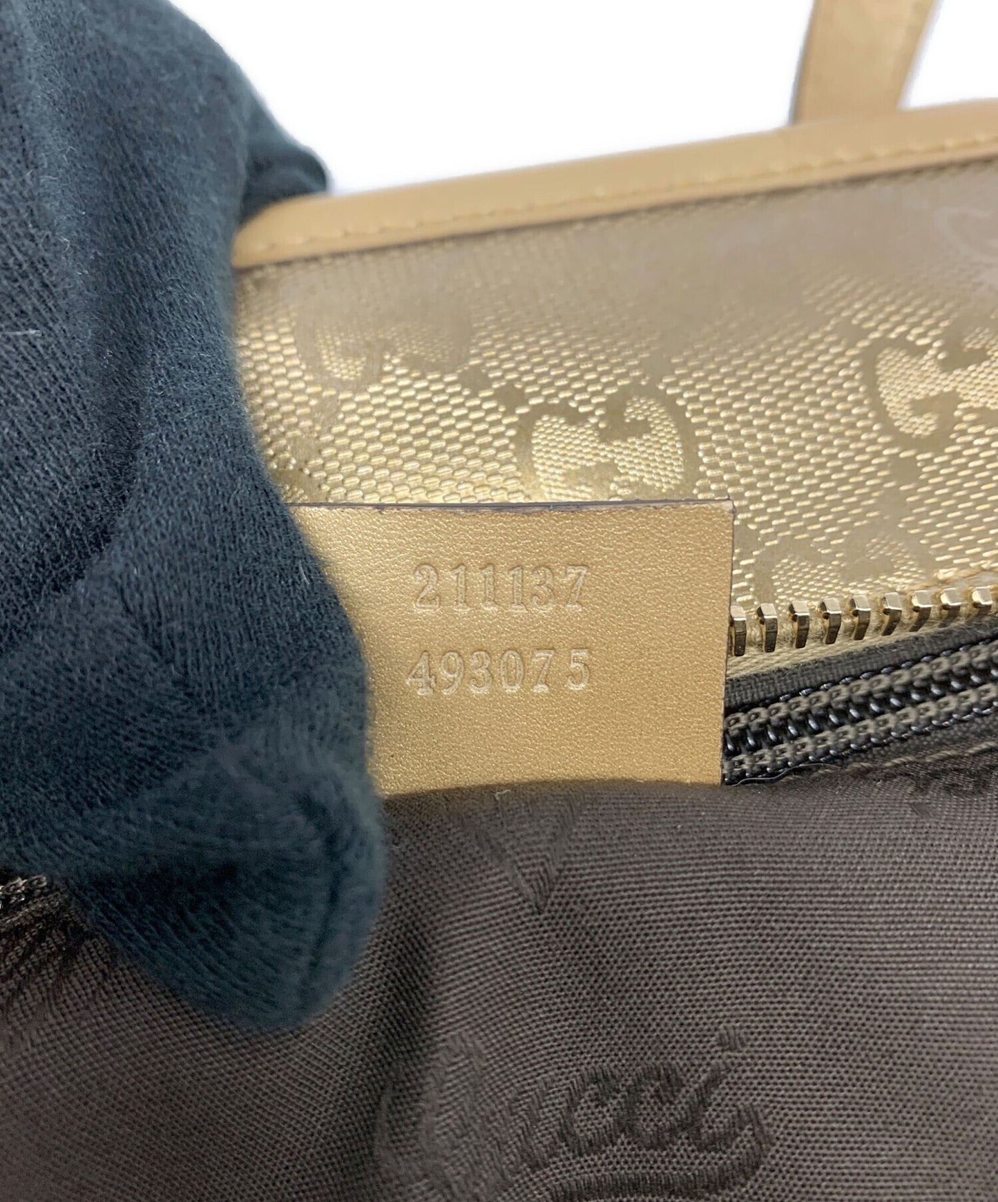 [Pre-owned] GUCCI GG Supreme Tote Bag 211137