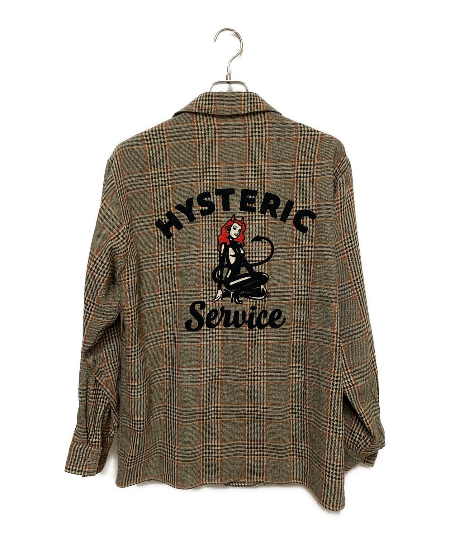 [Pre-owned] Hysteric Glamour Long Sleeve Check Shirt 02223AH03