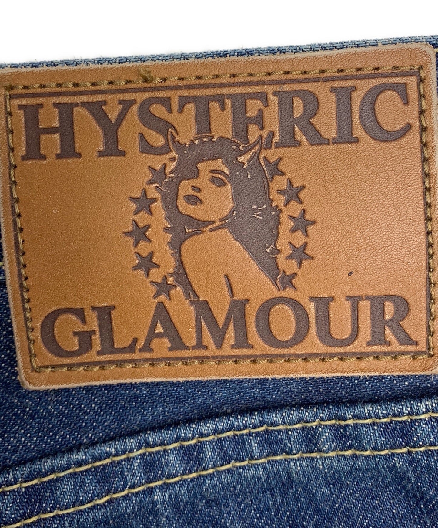 [Pre-owned] Hysteric Glamour Damaged denim pants 02241AP18