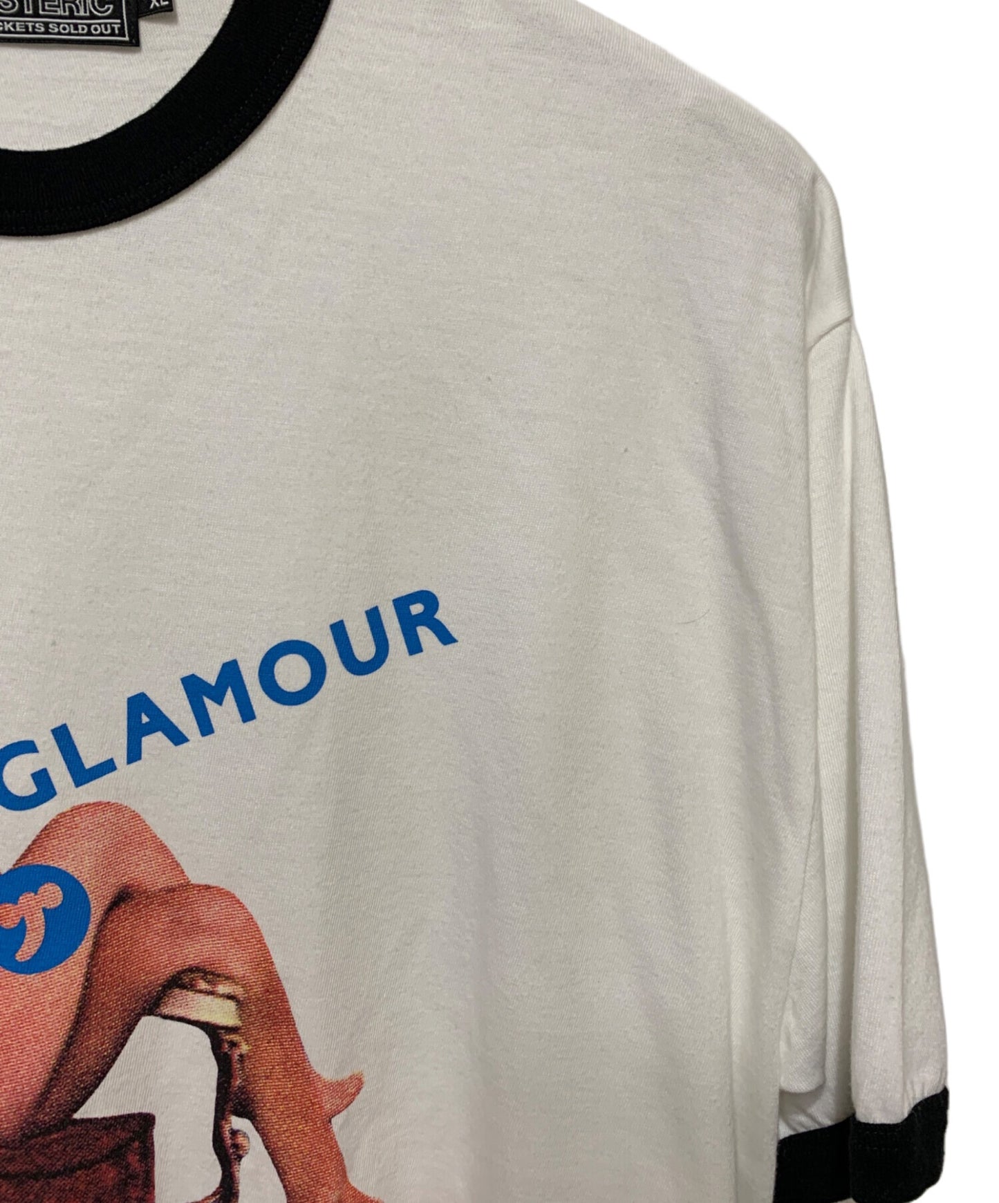 [Pre-owned] Hysteric Glamour ringer T-shirt 02241CT17