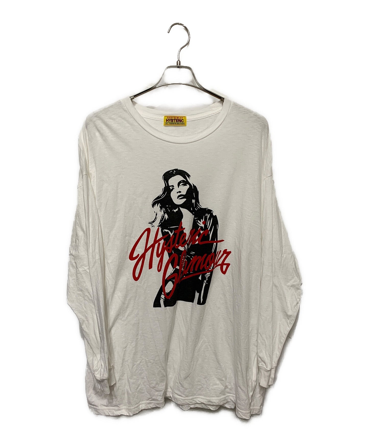[Pre-owned] Hysteric Glamour LEATHER WOMAN Oversized T-shirt 01243CL09