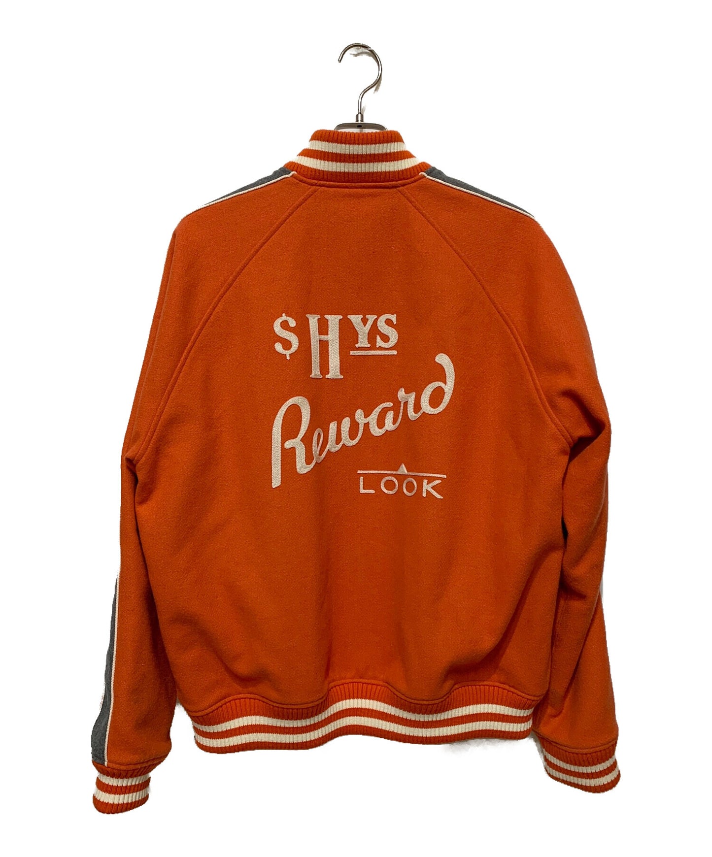 [Pre-owned] Hysteric Glamour HG REWARD embroidered stadium jacket 02243AB09