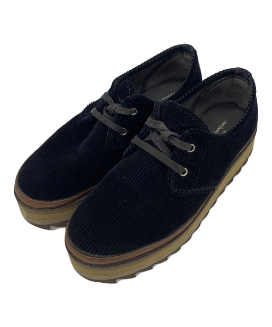 [Pre-owned] COMME des GARCONS HOMME PLUS Thick-soled platform shark sole corduroy shoes