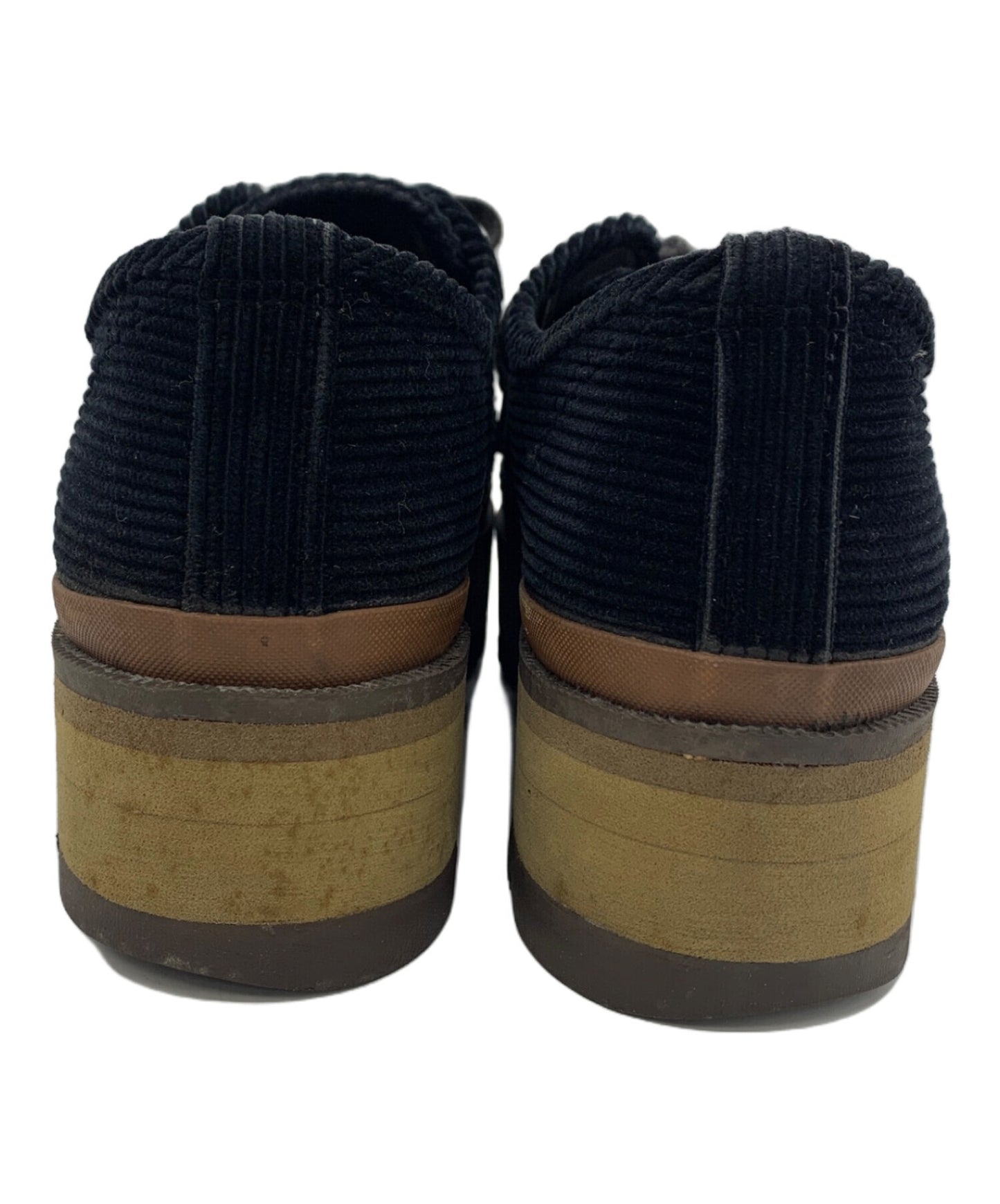 [Pre-owned] COMME des GARCONS HOMME PLUS Thick-soled platform shark sole corduroy shoes