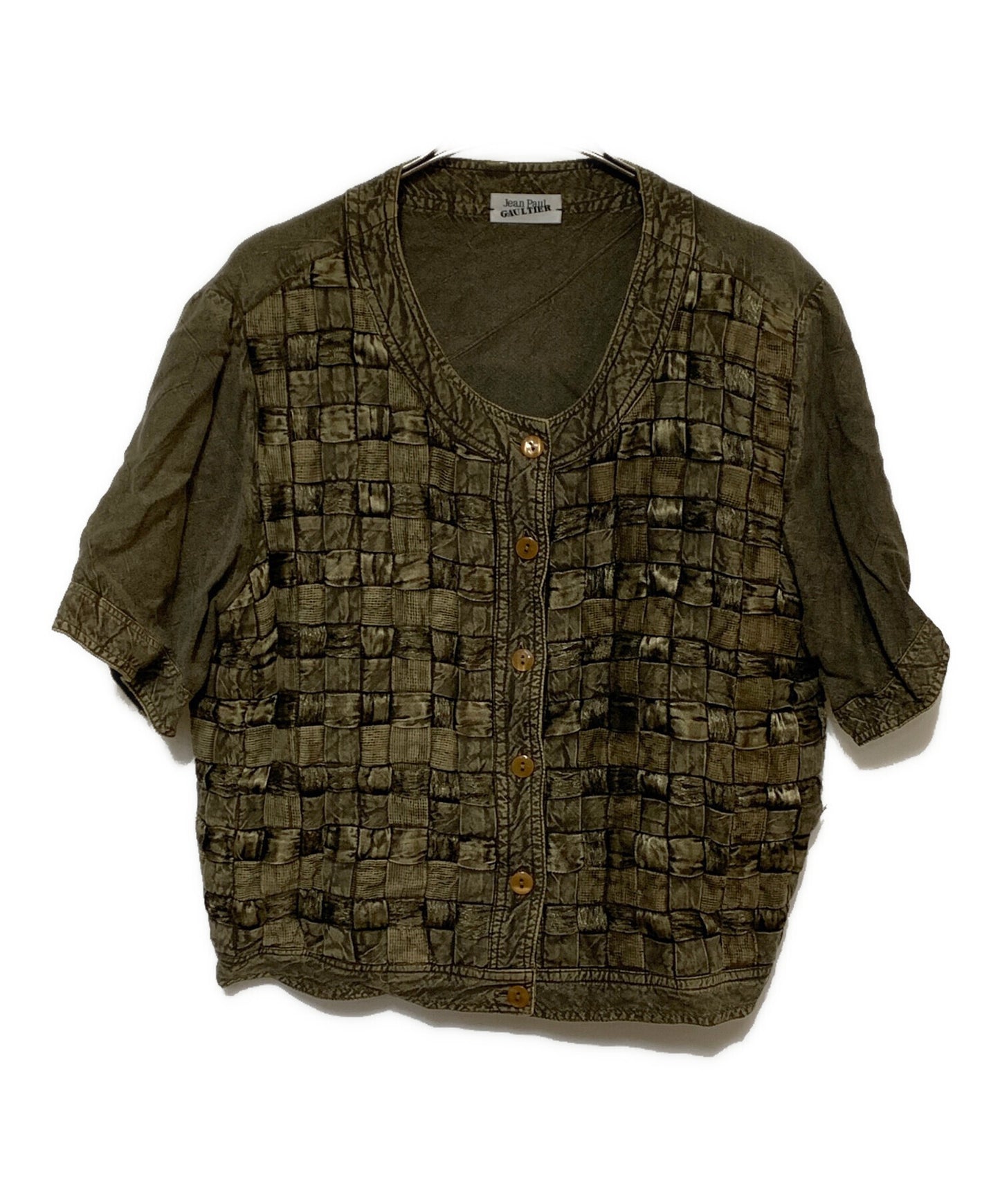 [Pre-owned] Jean Paul GAULTIER Braided Short-Sleeved Shirt