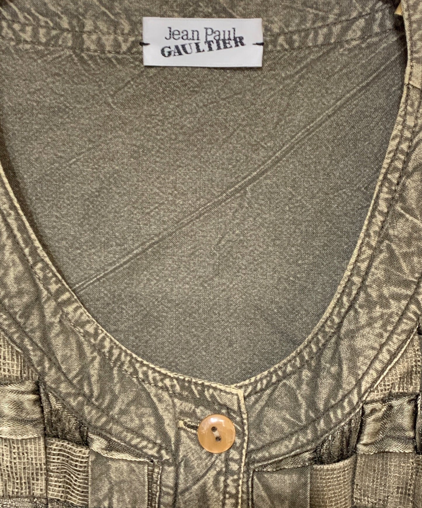 [Pre-owned] Jean Paul GAULTIER Braided Short-Sleeved Shirt