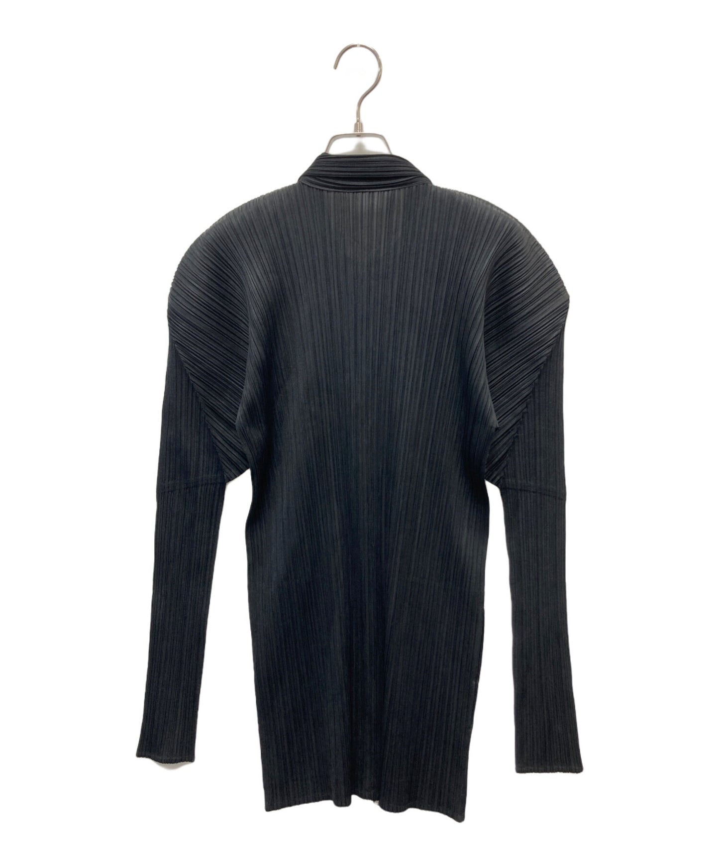 [Pre-owned] PLEATS PLEASE Zip-up cardigan with collar PP04-JD359