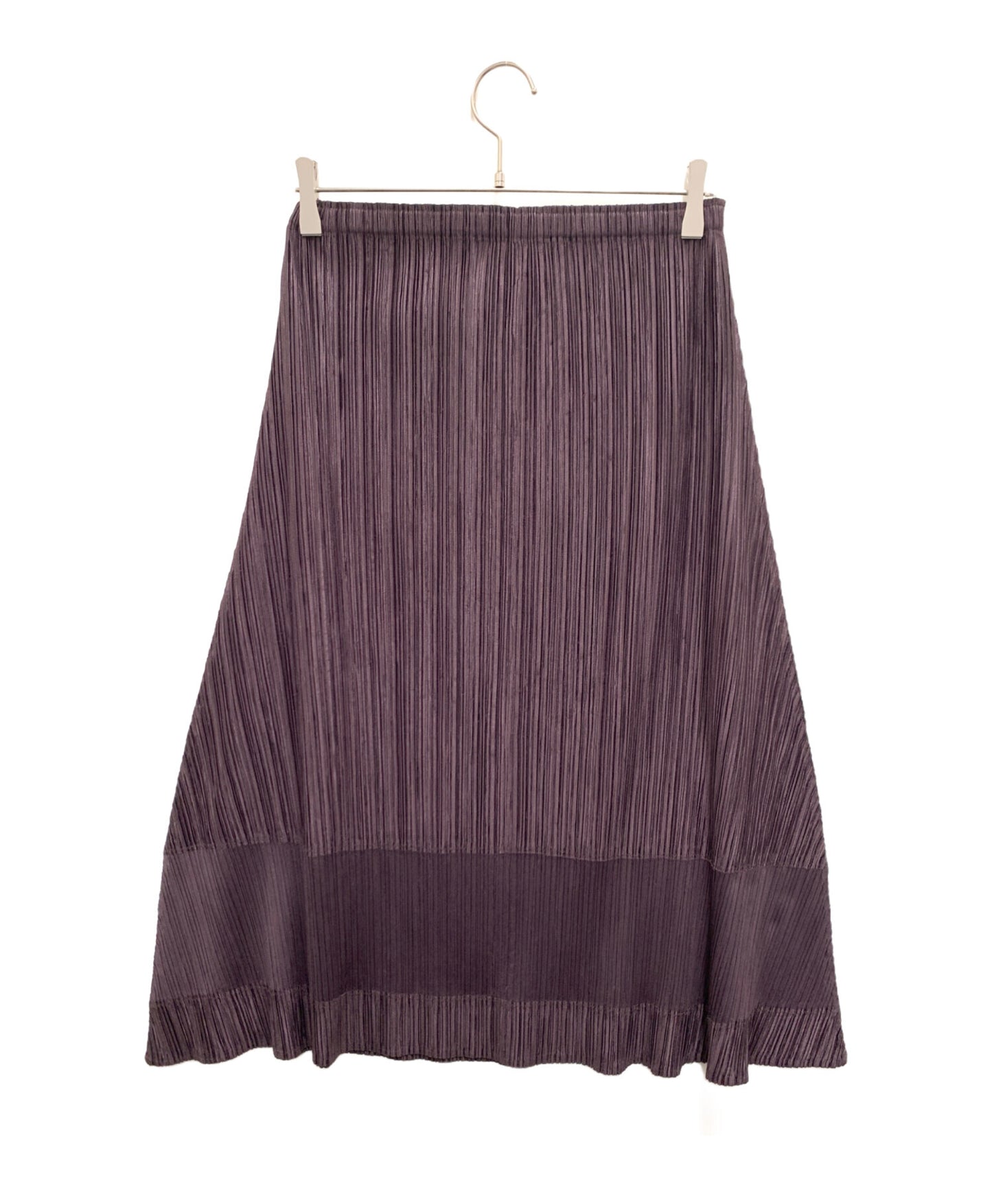[Pre-owned] PLEATS PLEASE ISSEY MIYAKE bicolor-switched pleated skirt PP93-JG692