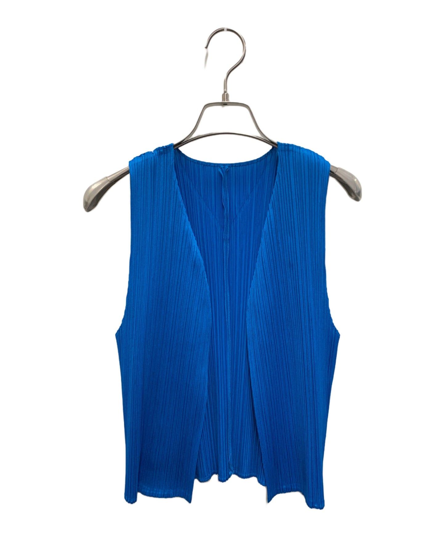 [Pre-owned] PLEATS PLEASE ISSEY MIYAKE Sleeveless pleated cardigan PP01-JE201