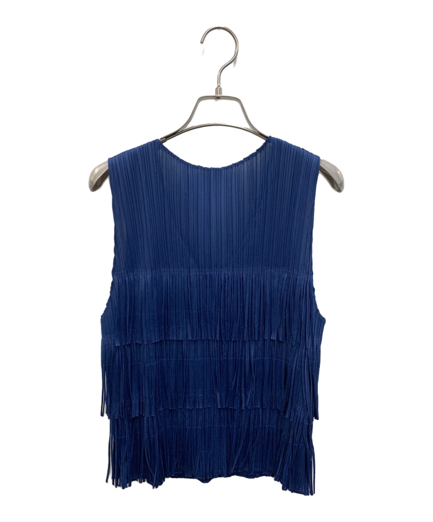 [Pre-owned] PLEATS PLEASE ISSEY MIYAKE fringe-pleated vest PP21-JE781