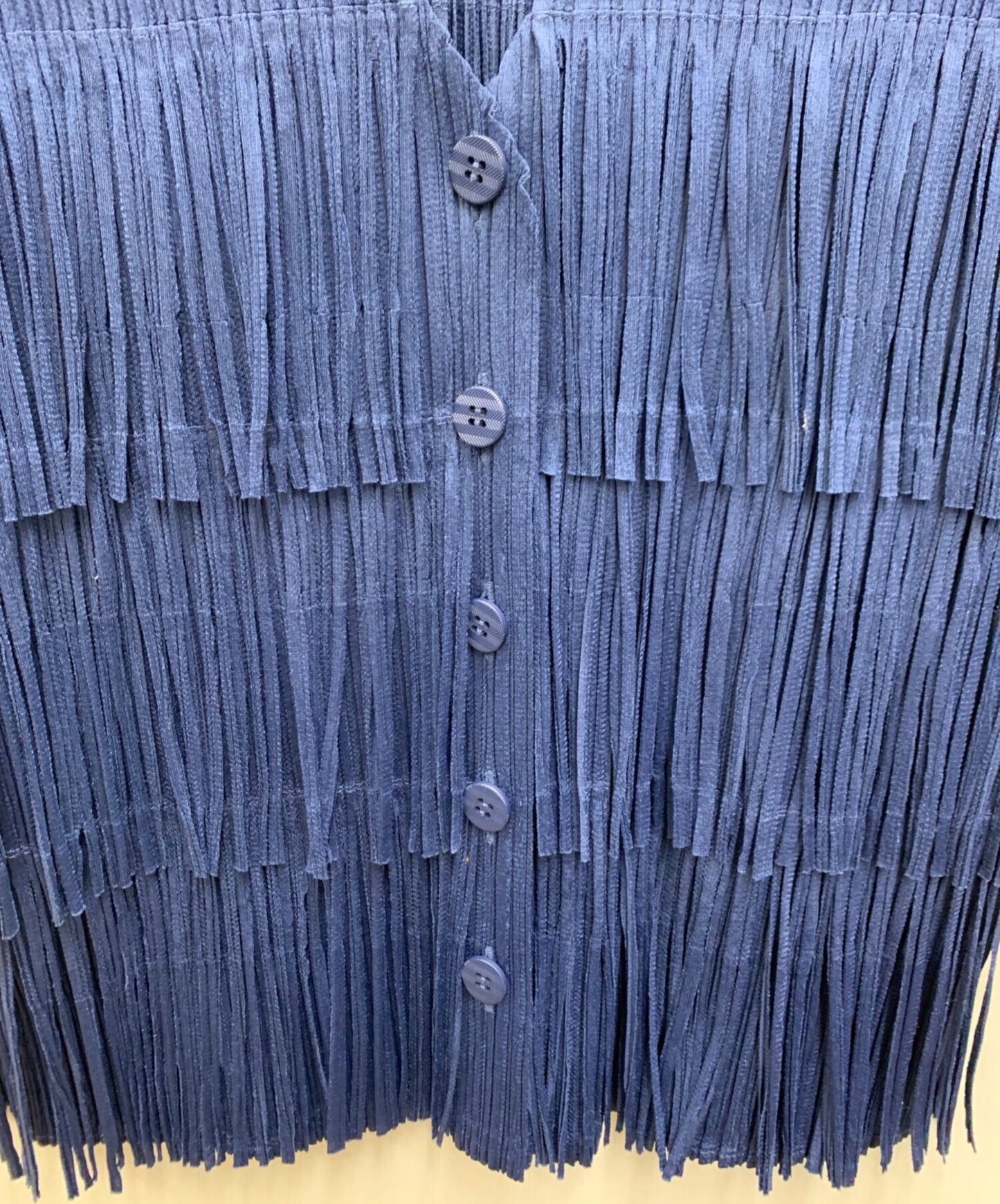 [Pre-owned] PLEATS PLEASE ISSEY MIYAKE fringe-pleated vest PP21-JE781