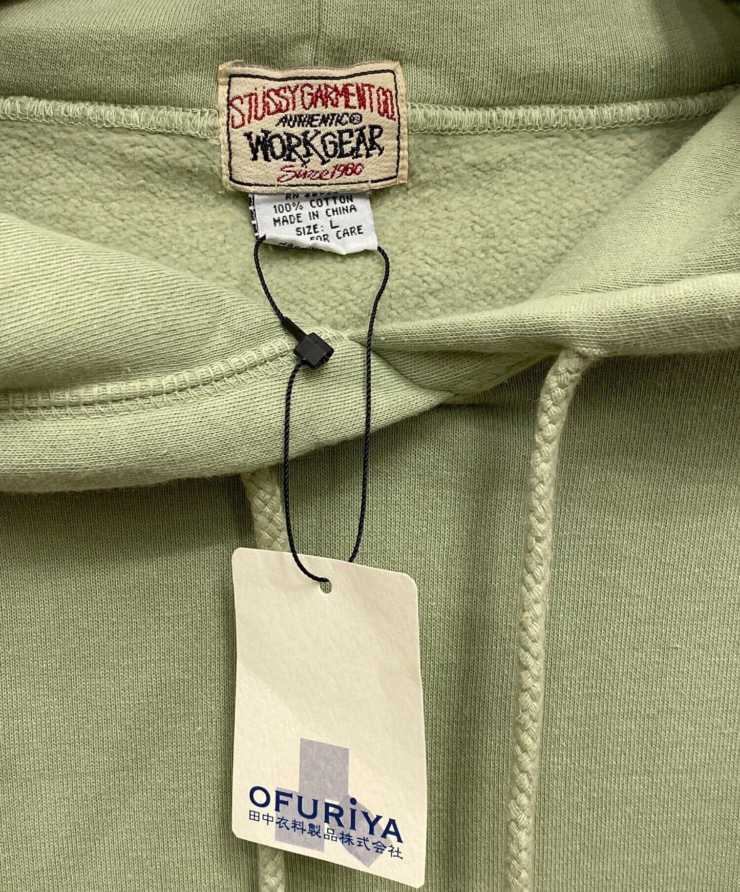 [Pre-owned] stussy WORK GEAR SMALL LOGO hoodie 68760