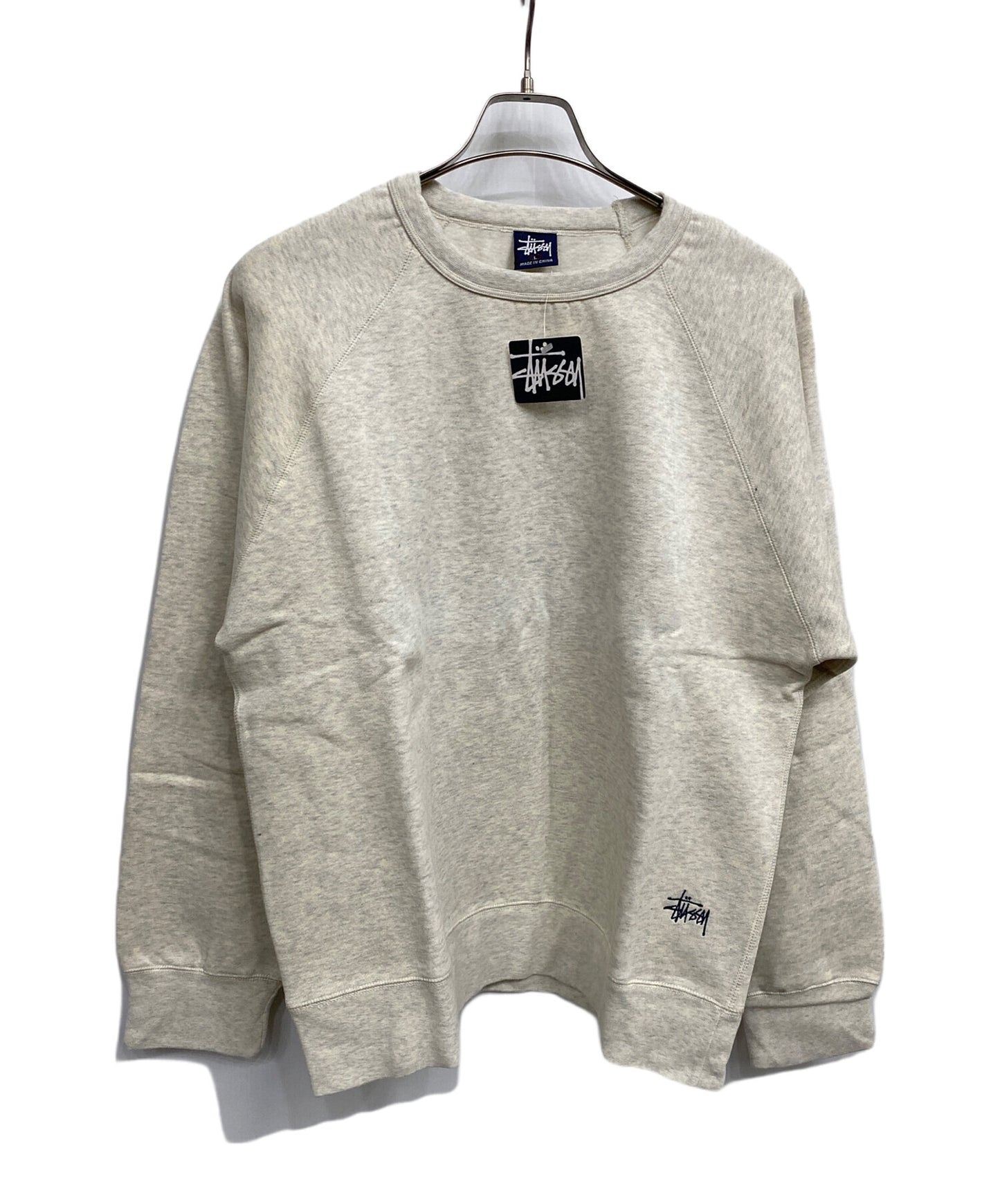 [Pre-owned] stussy Small Logo Crew Neck Sweatshirt