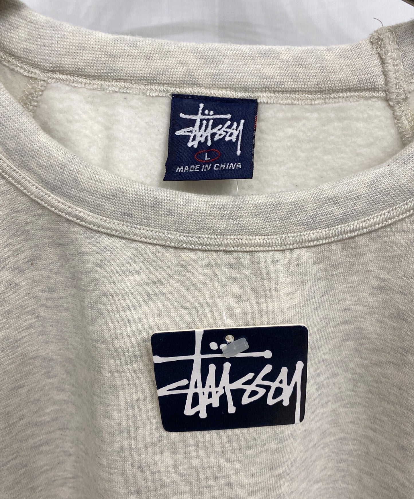 [Pre-owned] stussy Small Logo Crew Neck Sweatshirt