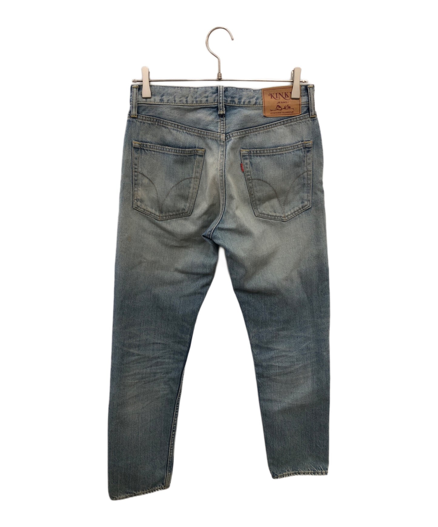 [Pre-owned] Hysteric Glamour COLLAGE PATCH REMAKE TAPERED DENIM PANTS 02201AP11