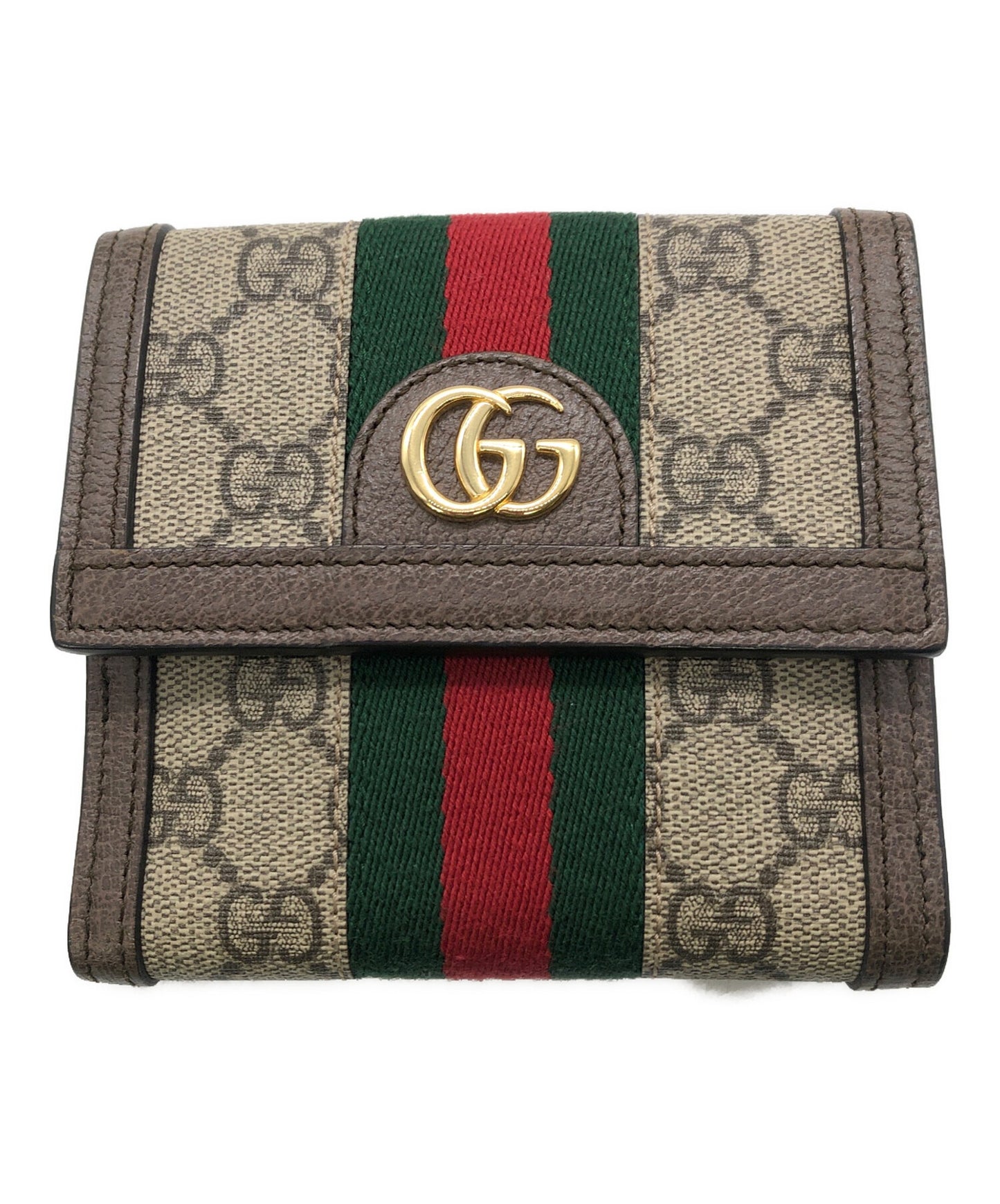 [Pre-owned] GUCCI FRENCH FLAP WALLET 523173